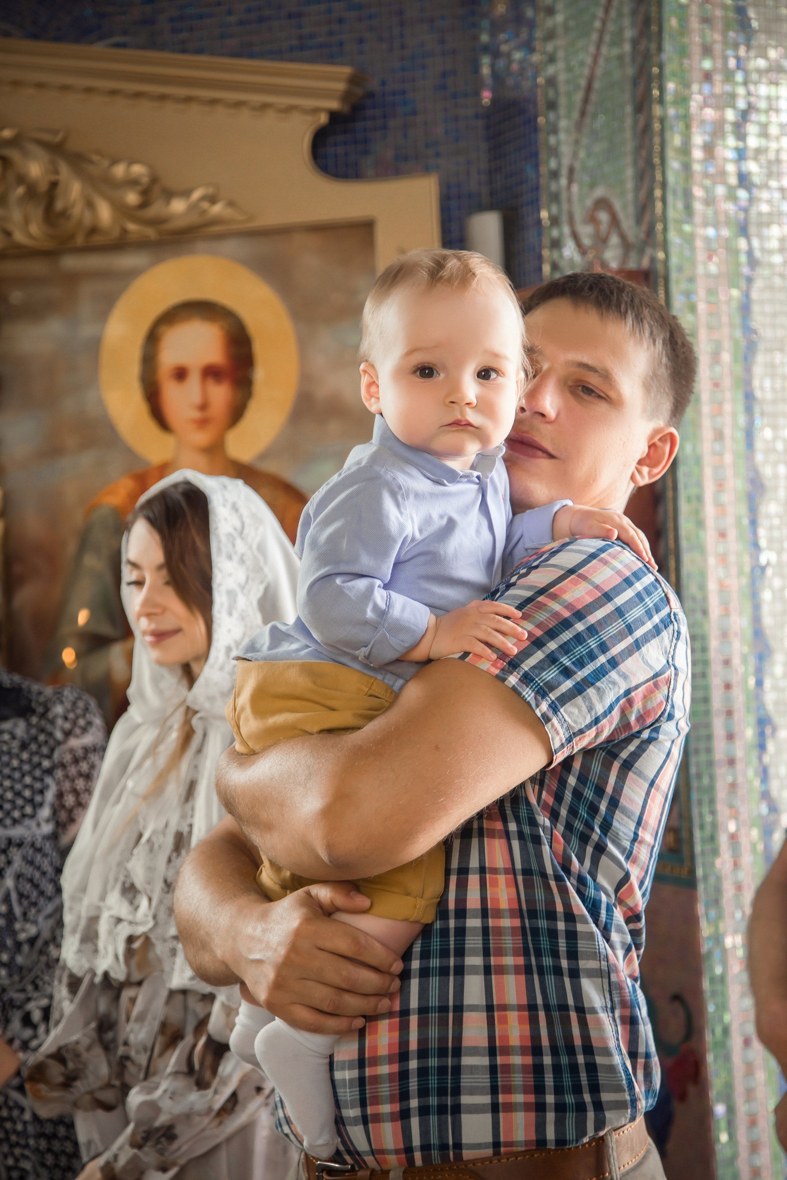 Крещение в часовне. г. Щелково. Семейный и женский фотограф в Москве Евгения Малина