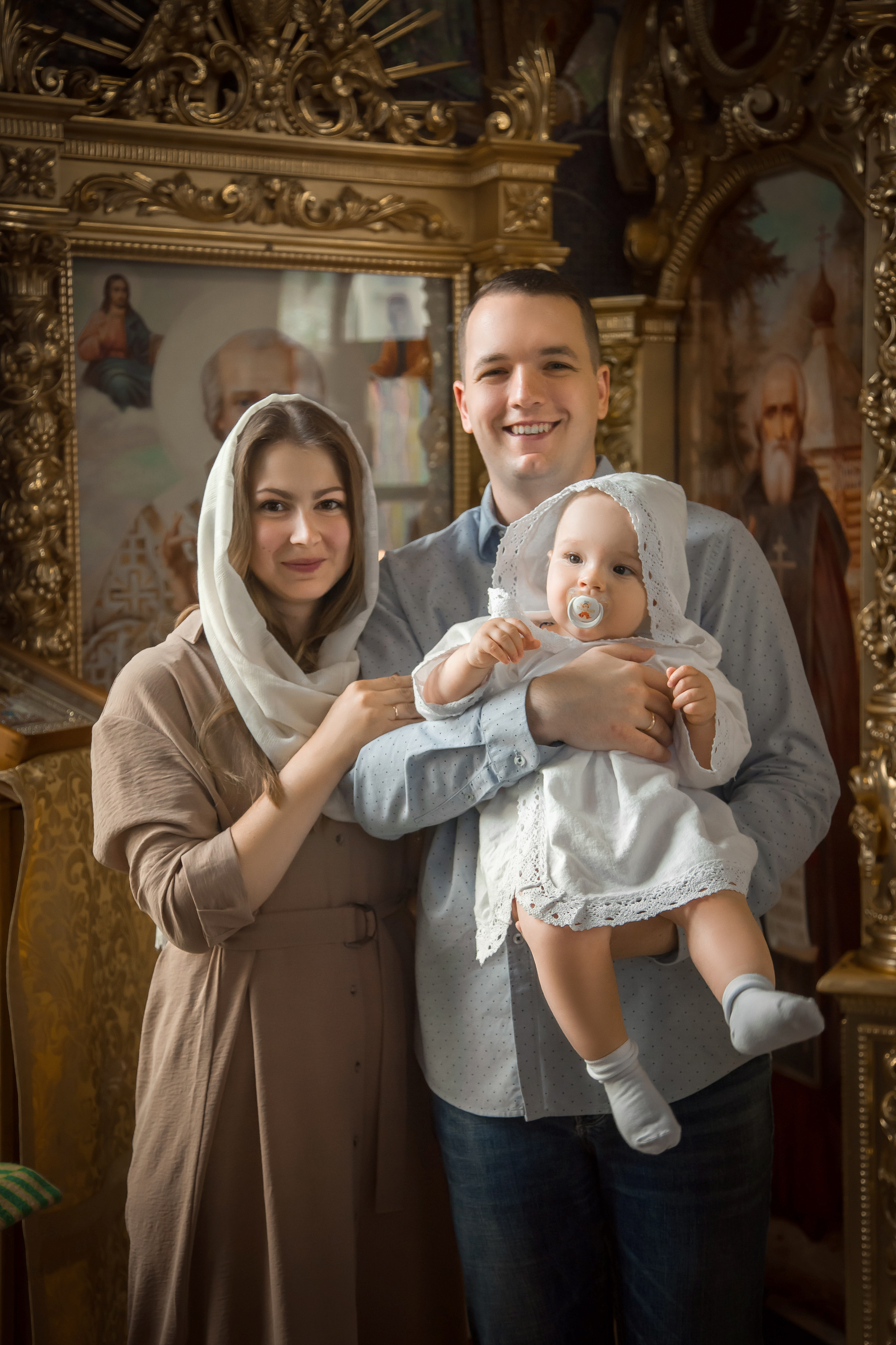 Крещение в часовне. г. Щелково. Семейный и женский фотограф в Москве Евгения Малина