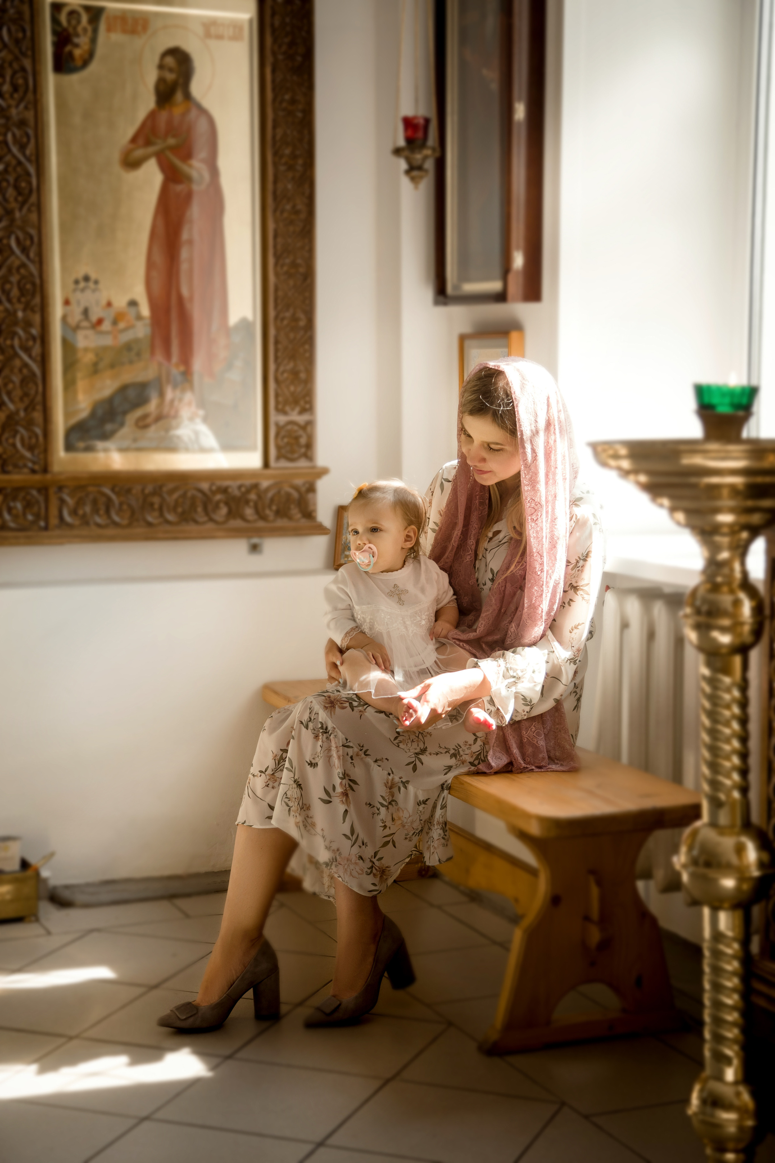 Крещение. Семейный и женский фотограф в Москве Евгения Малина