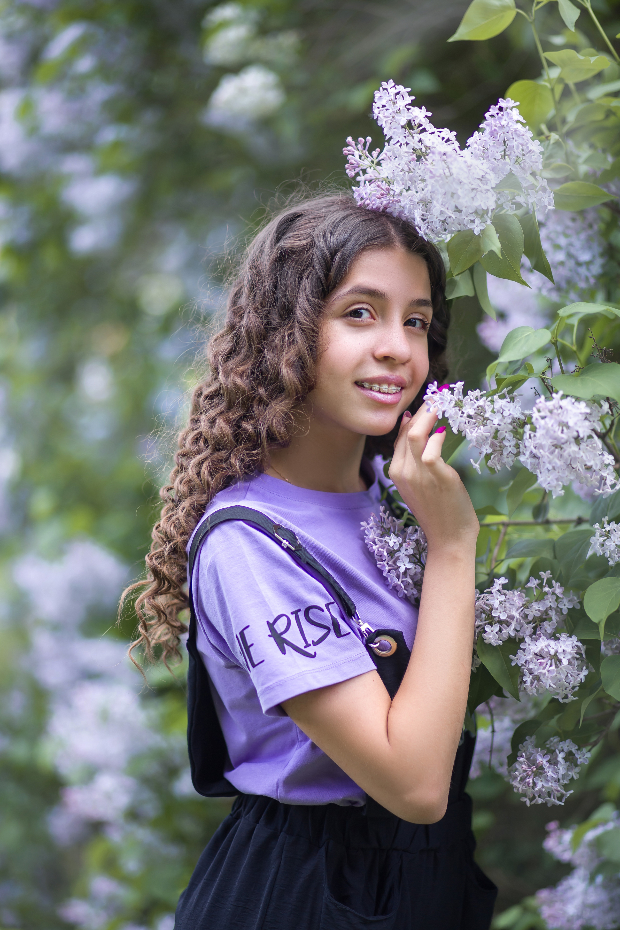 Сиреневый сад. Семейный и женский фотограф в Москве Евгения Малина