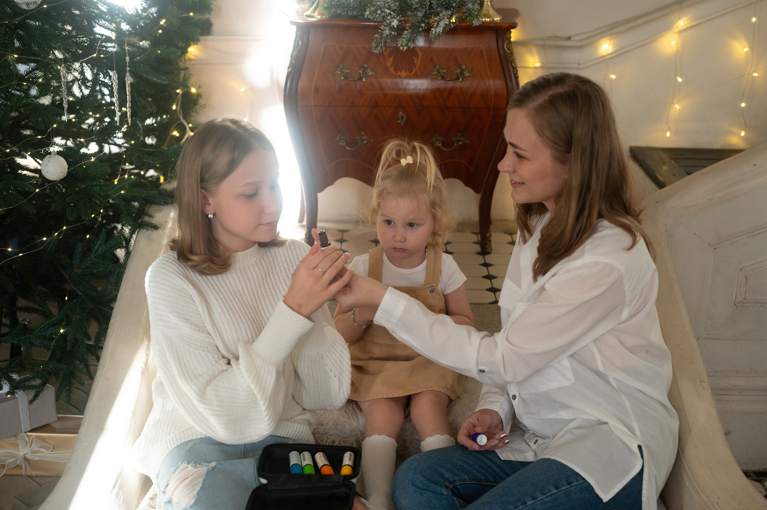 Фотостудия «Файн-арт» Новый год 2024-25. Фотограф новорожденных, семейный детский в Тюмени Татьяна Морозова