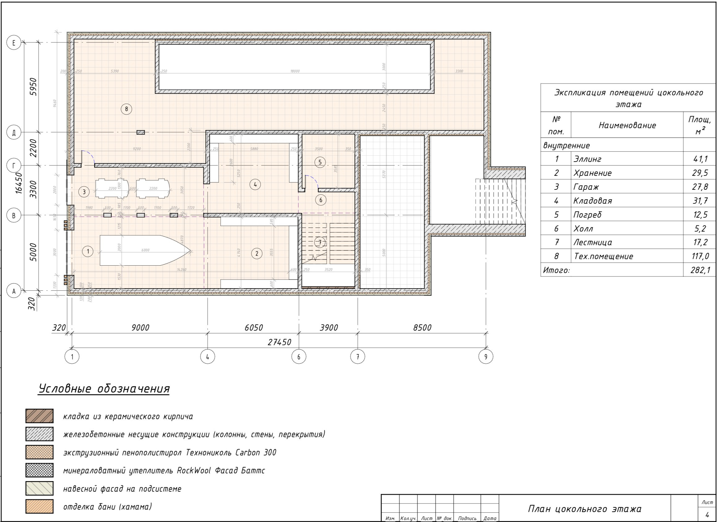Банный комплекс с гаражом и бассейном в Твери. Архитектор Касаткин и Партнёры