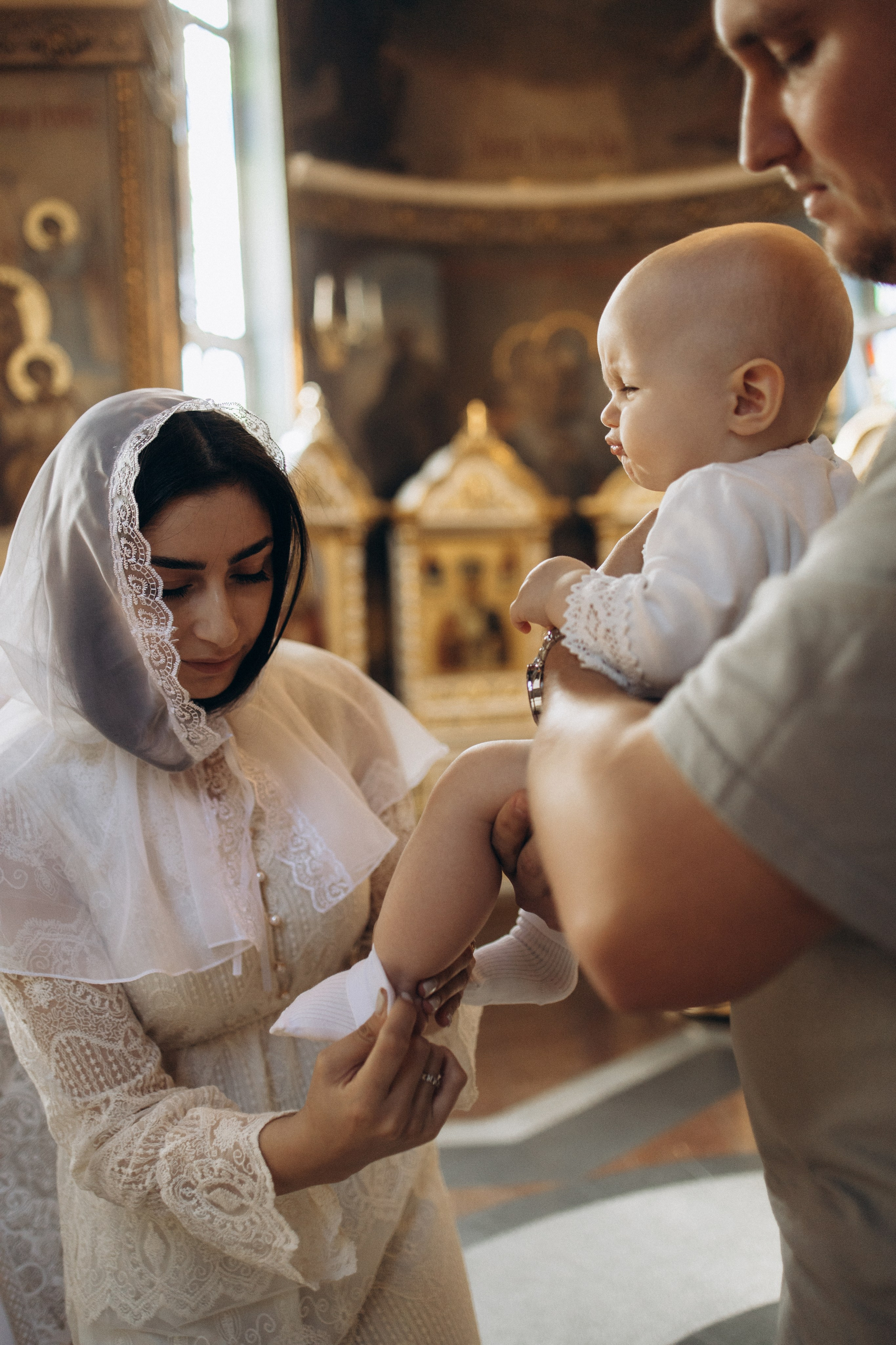 Крещение Арины. Самый теплый фотограф в Краснодаре Рябоконь Ксения