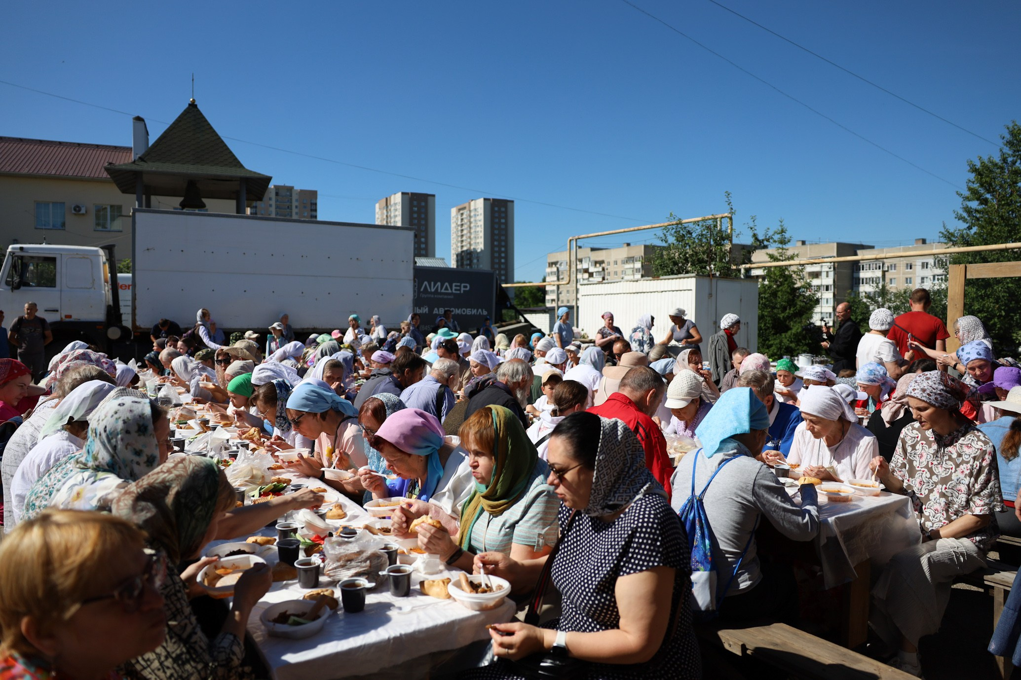 Многодневный крестный ход в Вавилов Дол. Саратовское Северо-Западное благочиние