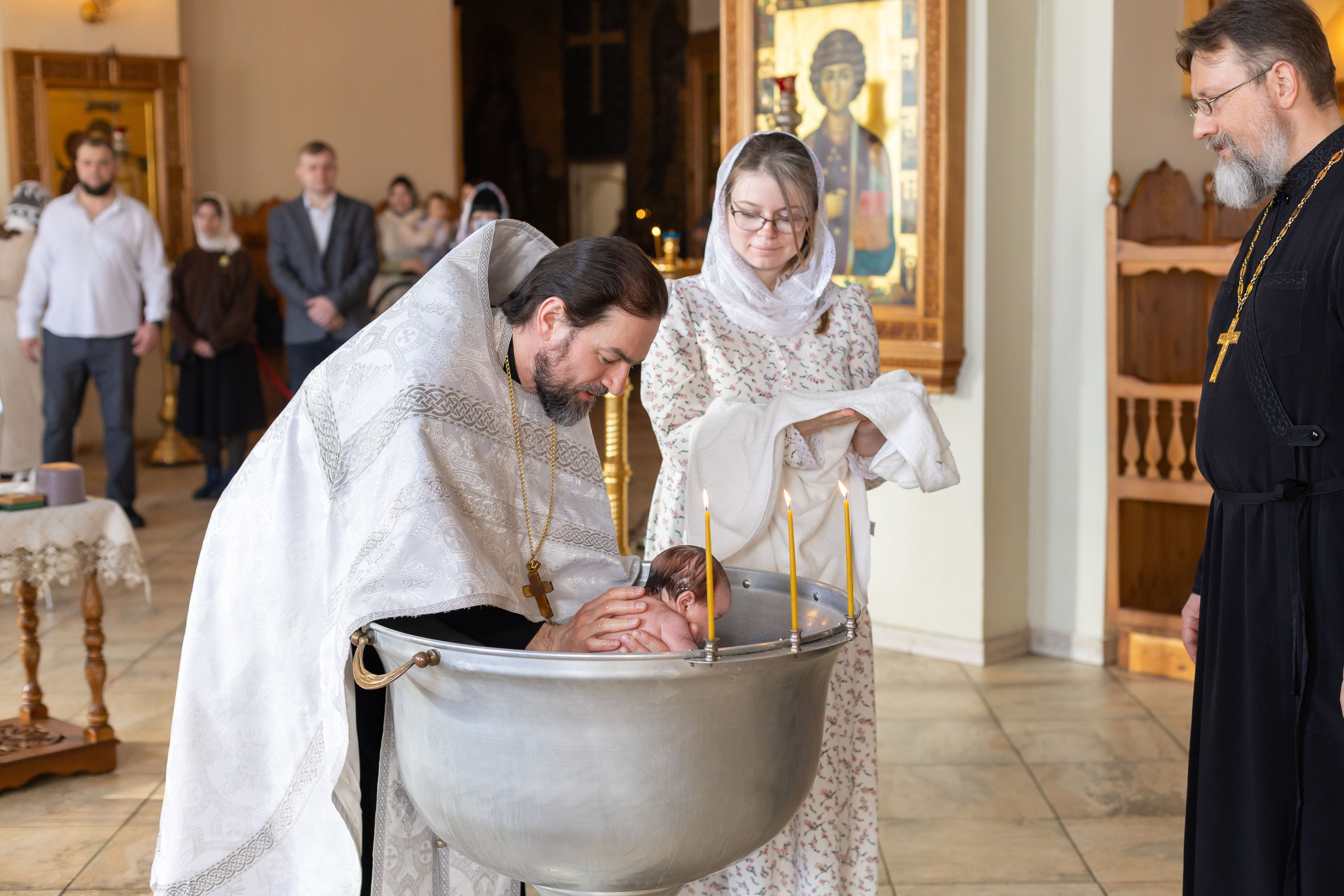 Крещение Милании. Семейный и детский фотограф Анна Петракова