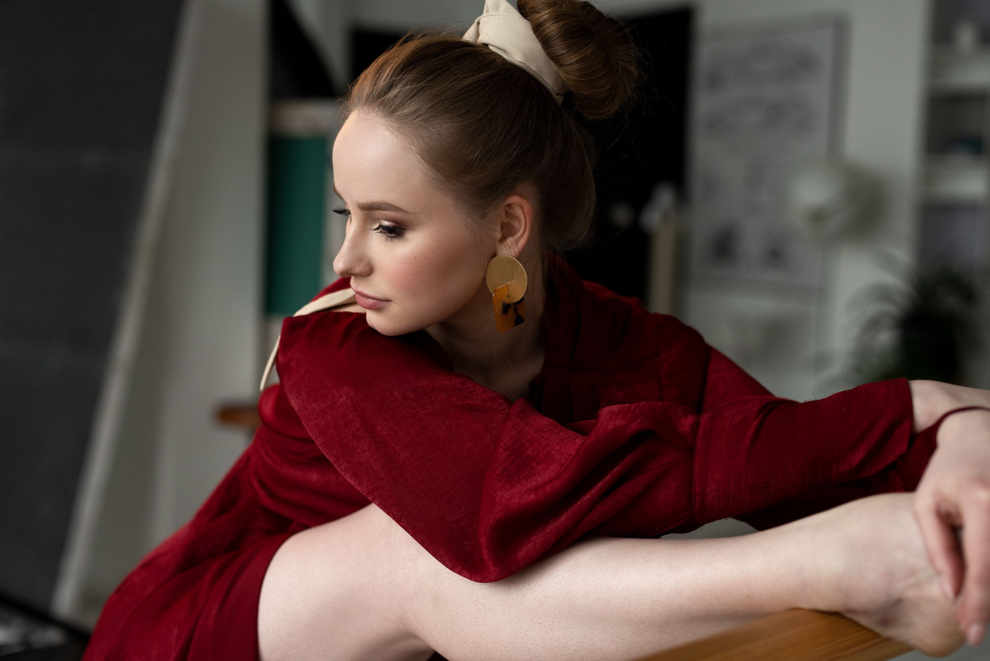 Индивидуальная съемка женского портрета. Портретный фотограф Белград Матвей Кармаков