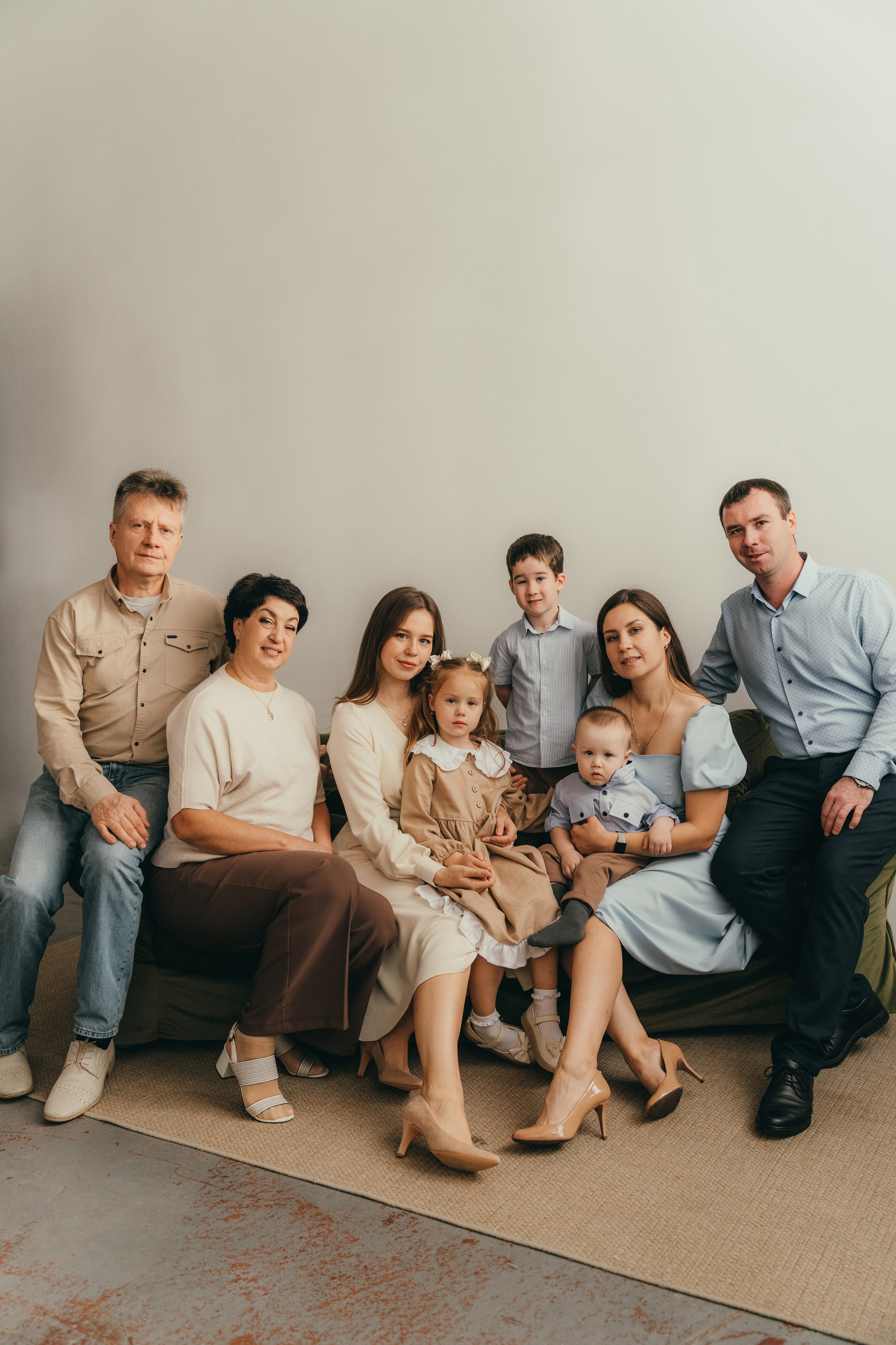 Большая семья. Семейный фотограф • Домашние съемки в Нижнем Новгороде