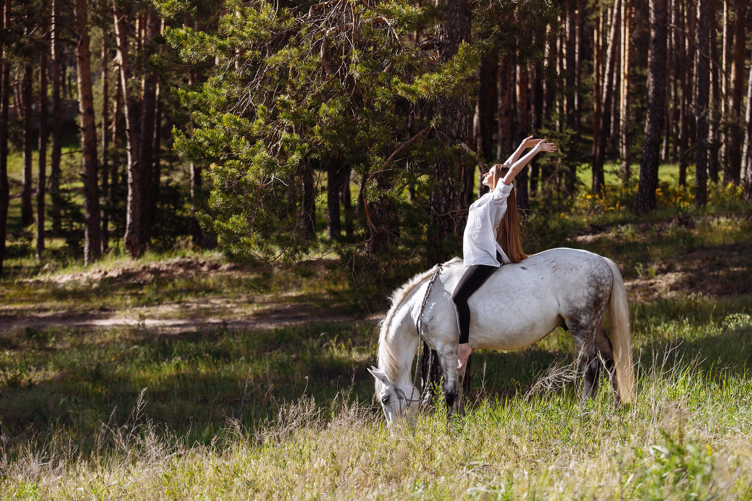 Лена и лошади. Свадебный фотограф в Самаре и Тольятти Полина Никитина