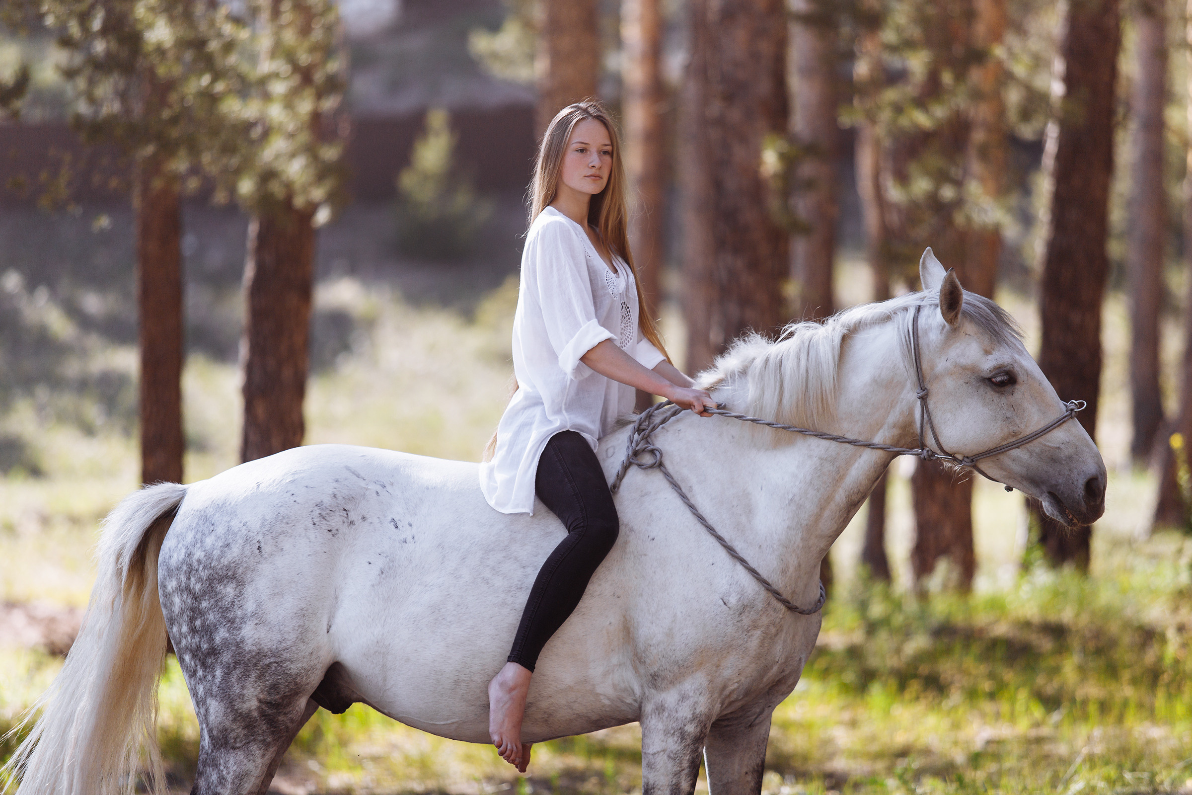 Лена и лошади. Свадебный фотограф в Самаре и Тольятти Полина Никитина