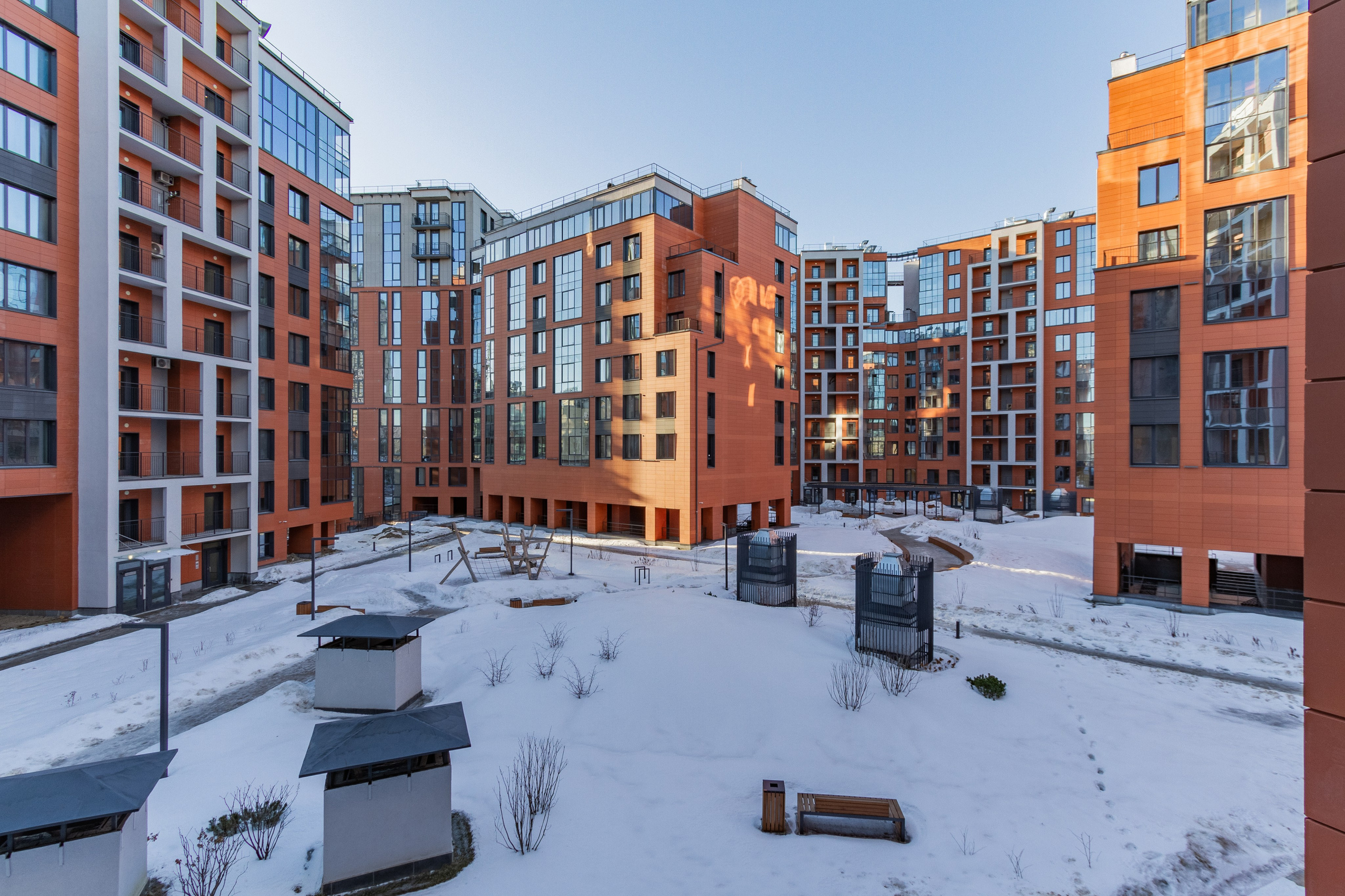 Фасады и территории. Упаковка Недвижимости