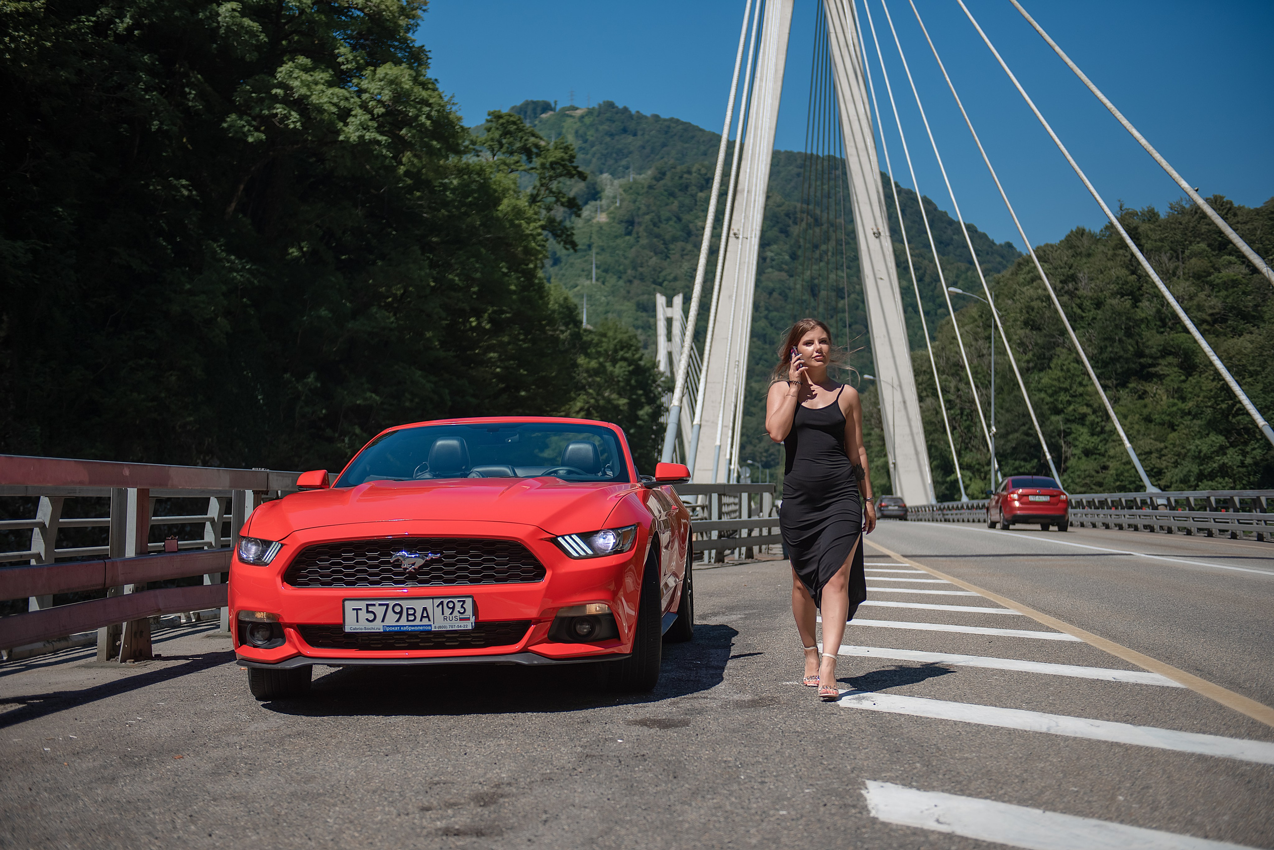 Виктория на кабриолете. Семейный и коммерческий фотограф в Сочи Александр Бодунов