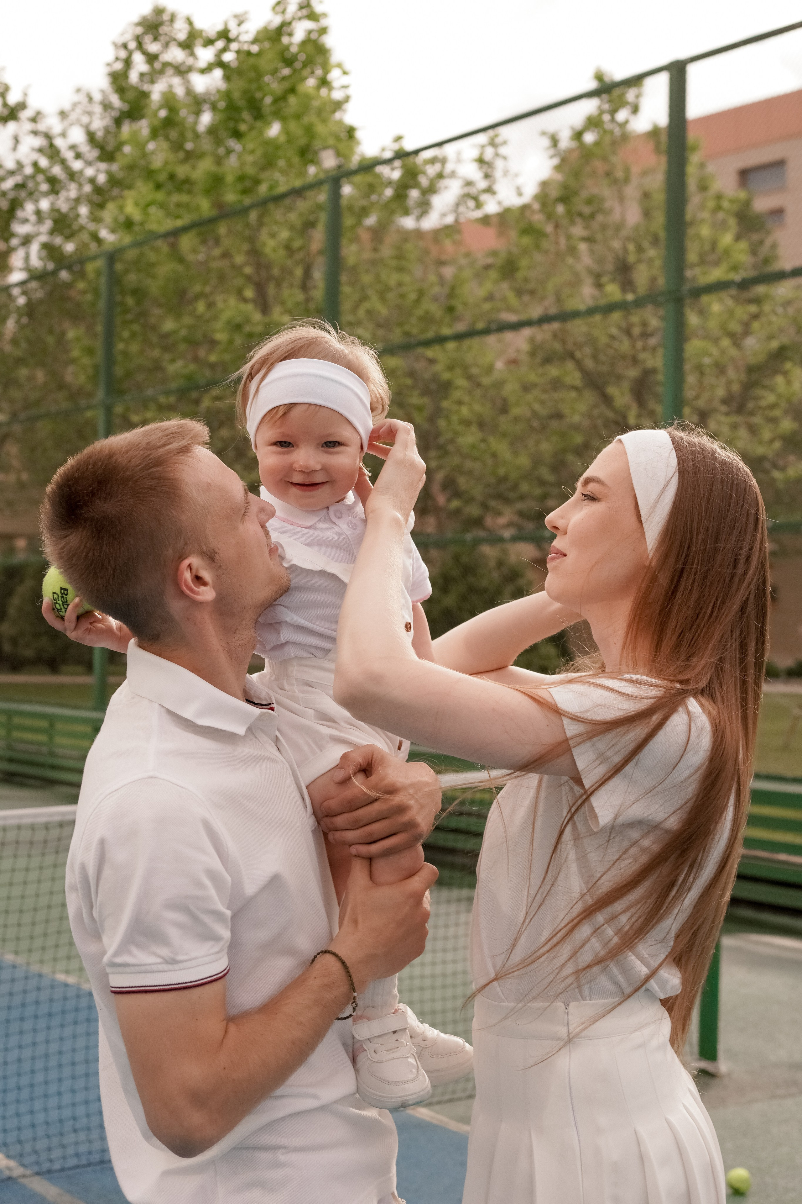 Теннис с семьей. Свадебный и семейный фотограф Афанасьева Анна в Кисловодске