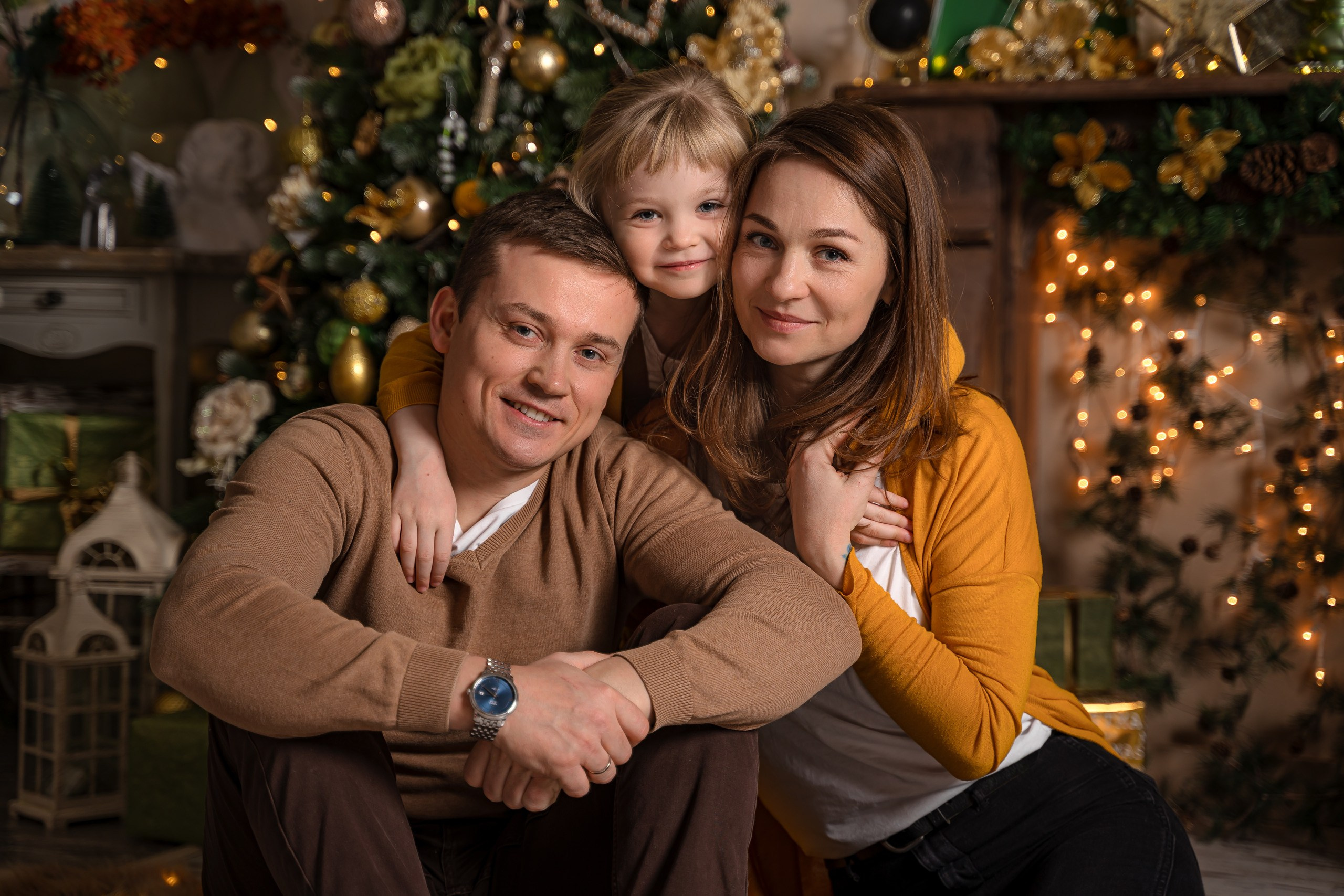 Новогодняя фотосессия. Портретный фотограф в Москве Юлия Красовская