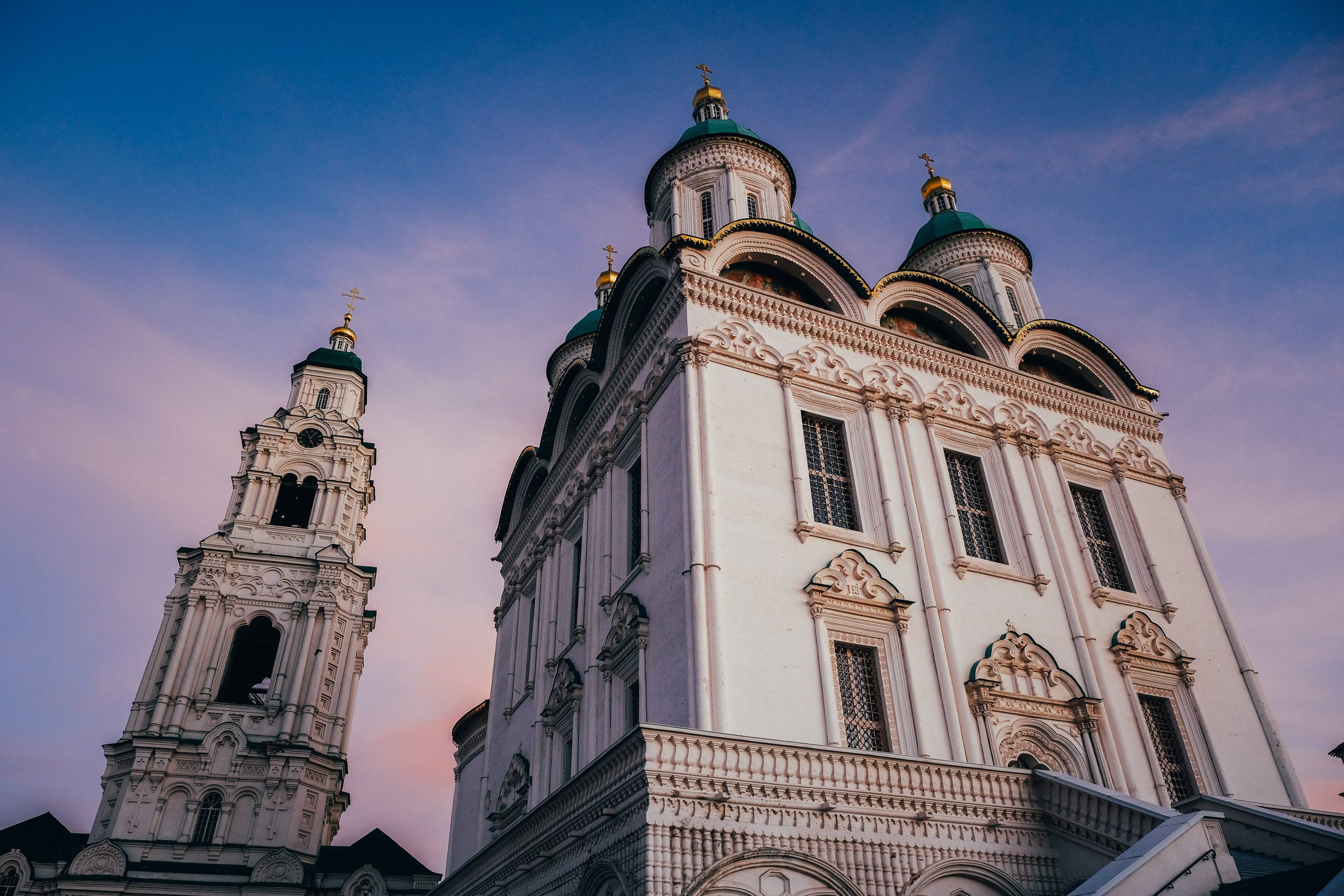 Розовый закат. Фотограф Анатолий Деникин