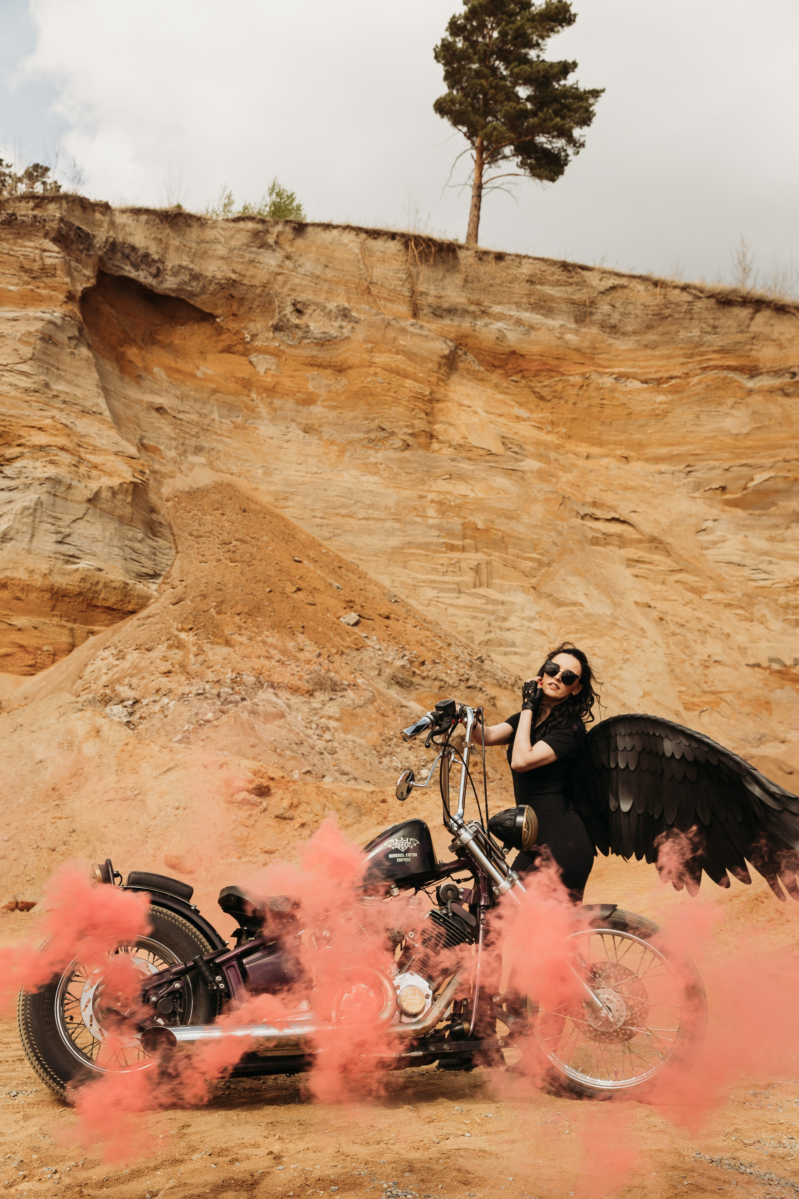 Галя. С крыльями и дымом. Семейный фотограф в Чите Татьяна Фирсова