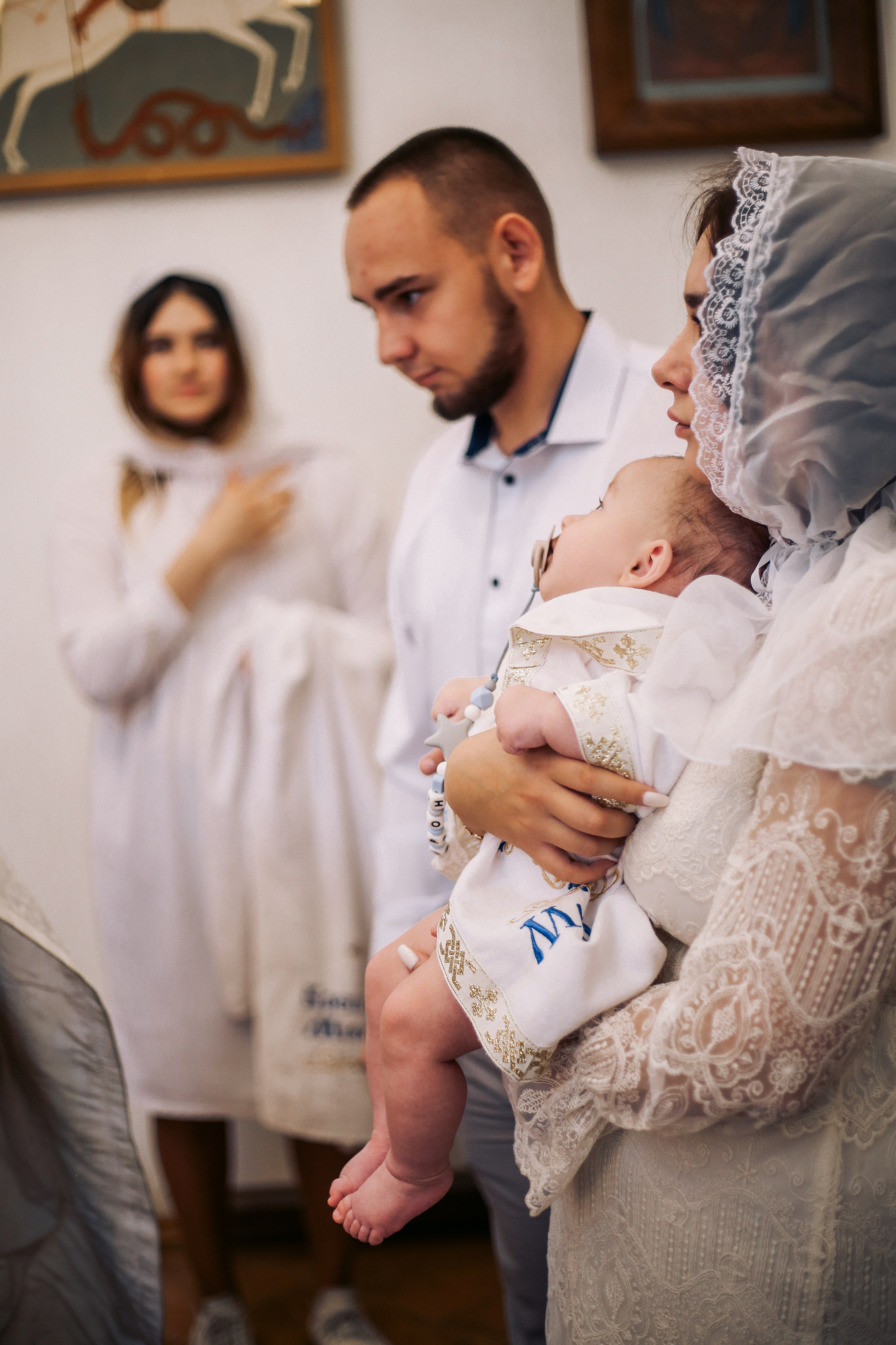 Крещение в Храме Святой Троицы Сходня. Фотограф Анастасия Залевская