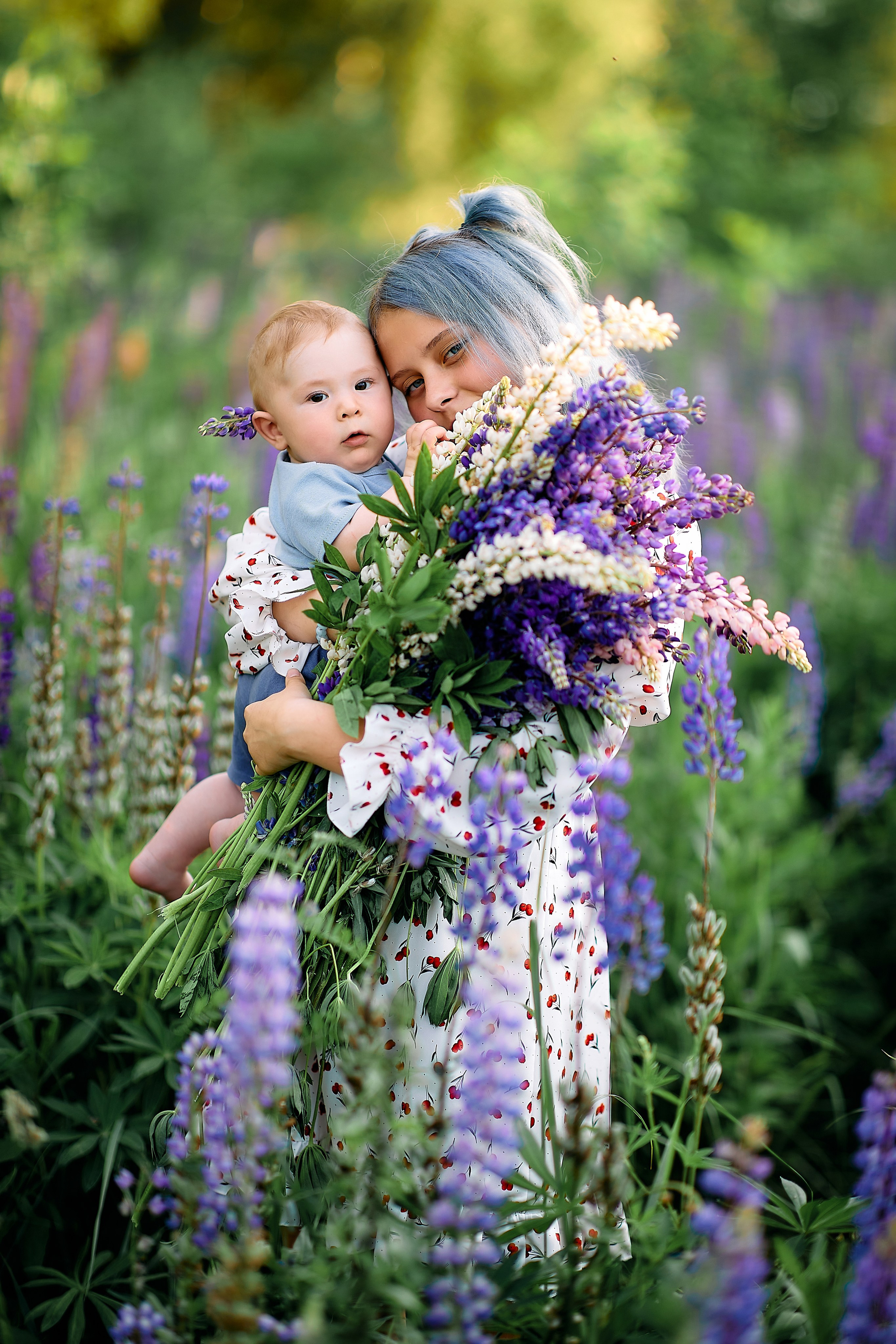 Цветение яблони, сирень. Семейный и детский фотограф в Ярославле Юлия Галашина