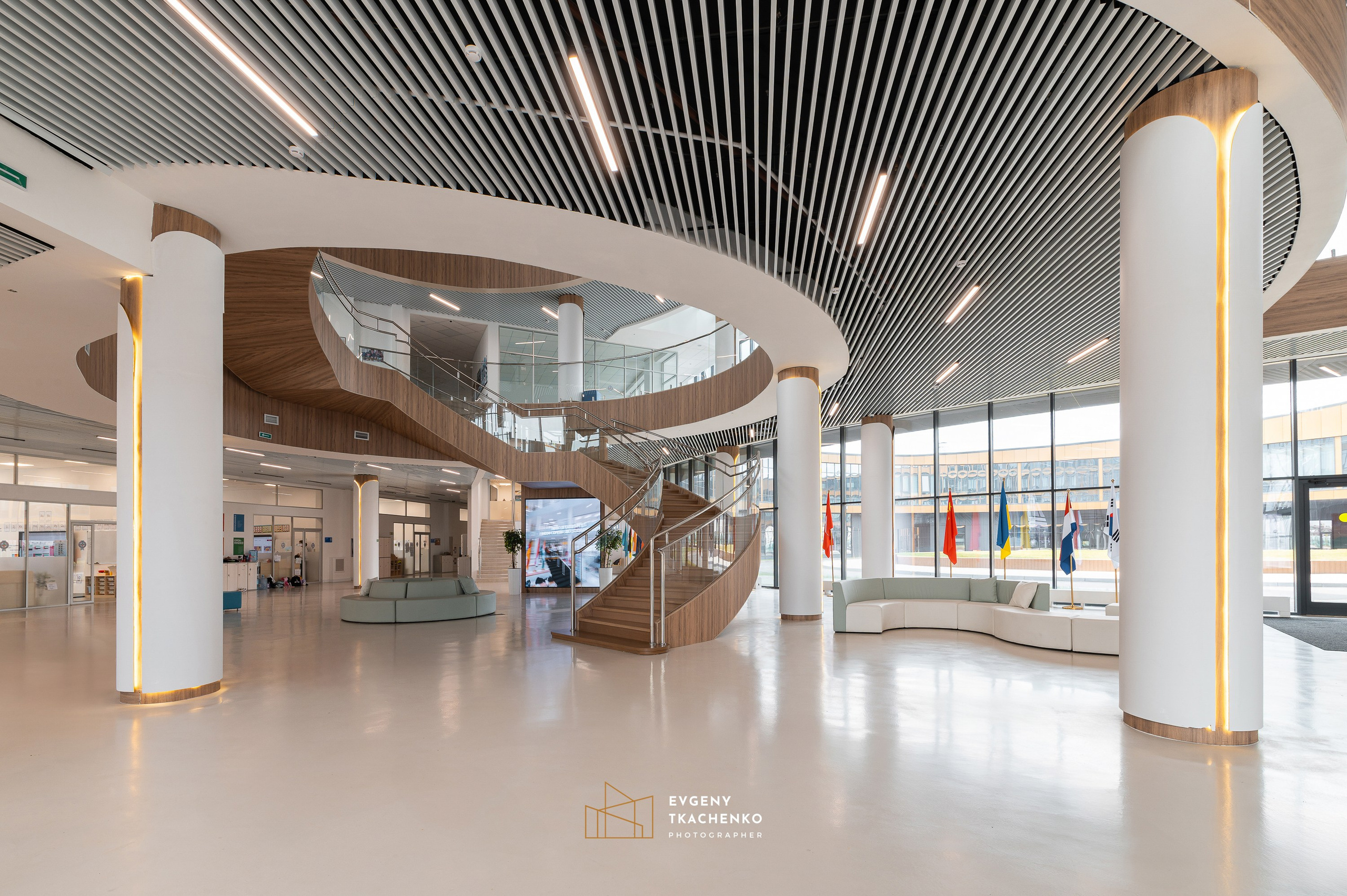 Kazakhstan International School, г. Астана. Архитектурный и интерьерный фотограф в Казахстане