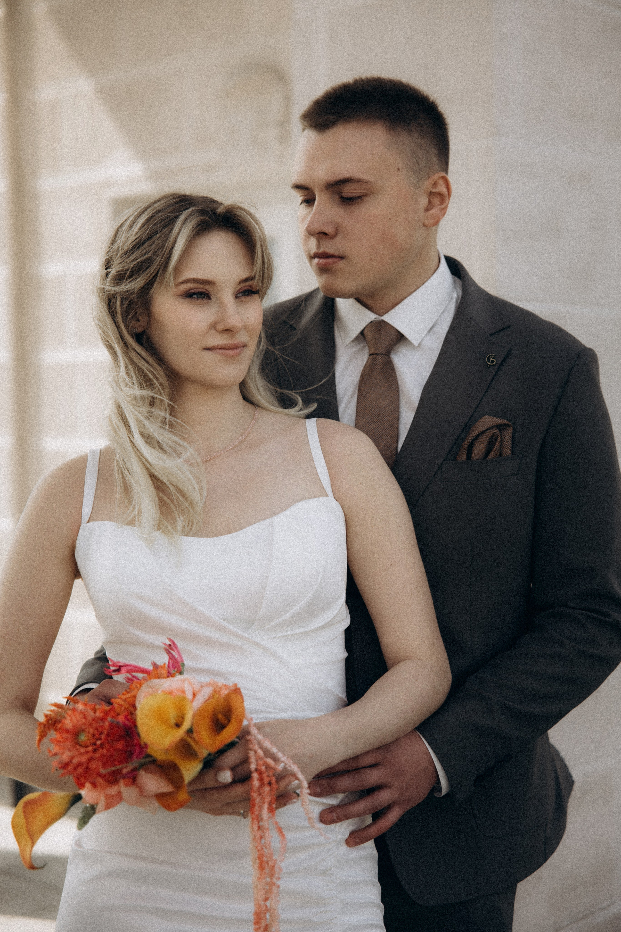 Свадебная фотосессия на Речном вокзале города Москвы