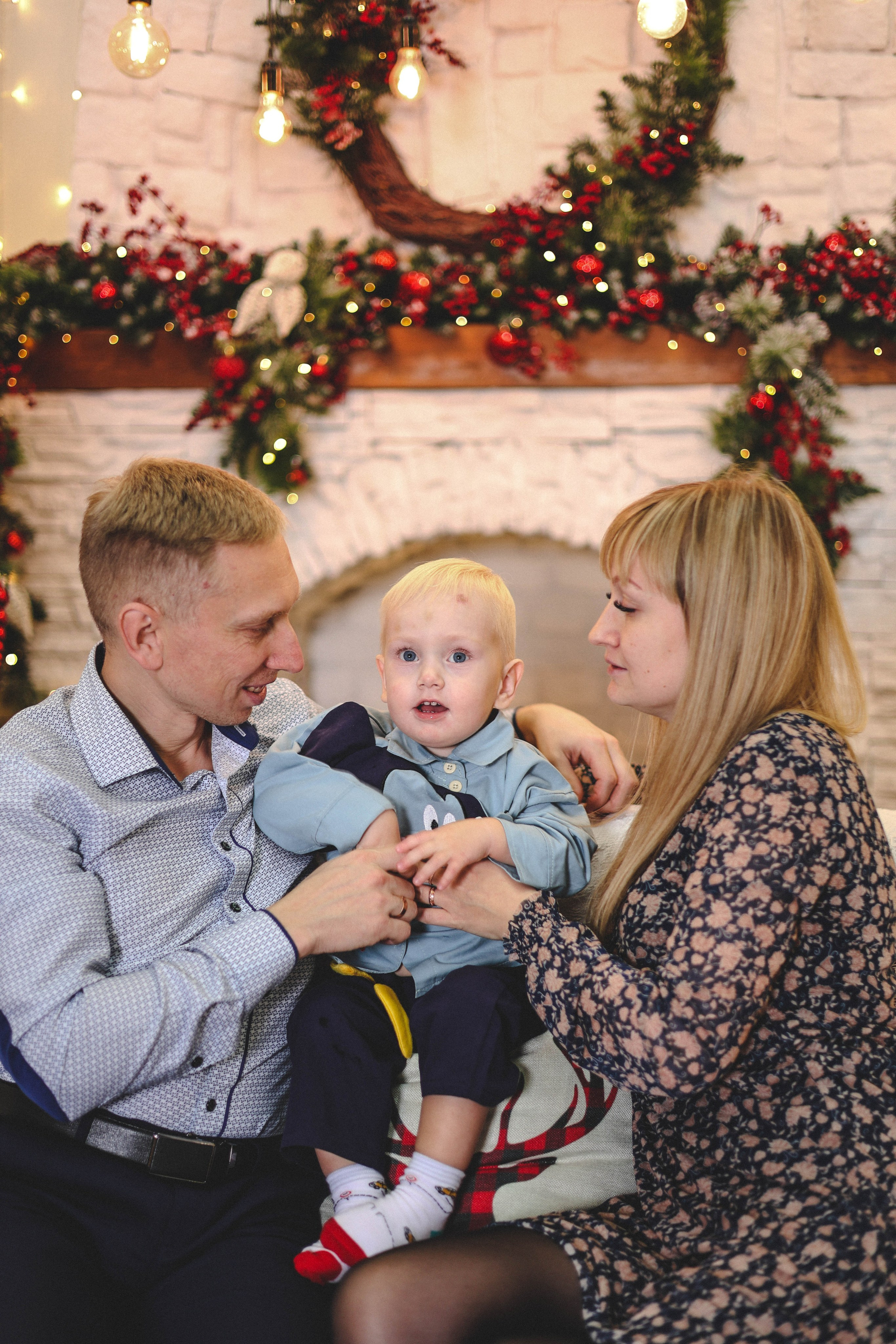 Новогодняя история «Мария и ее семья». Фотограф в Москве Анастасия Калинина