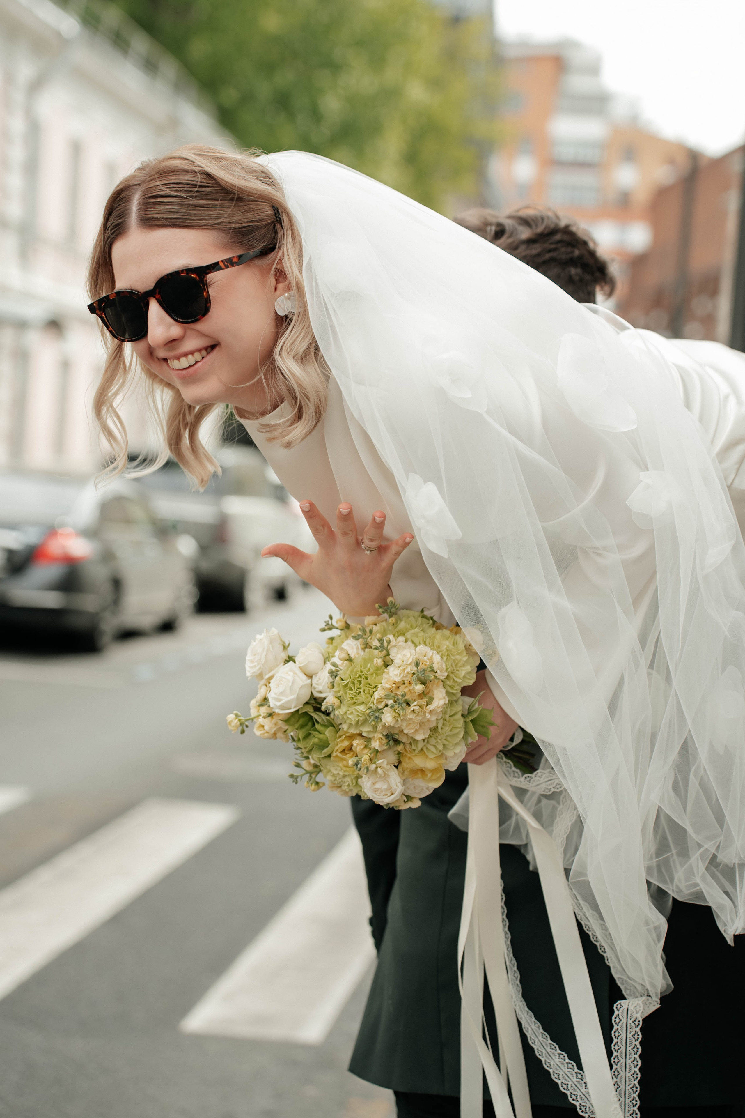 Евгений и Анастасия / Особняк Спиридонова, МГУ. Свадебный фотограф Москва Александра Аверкова