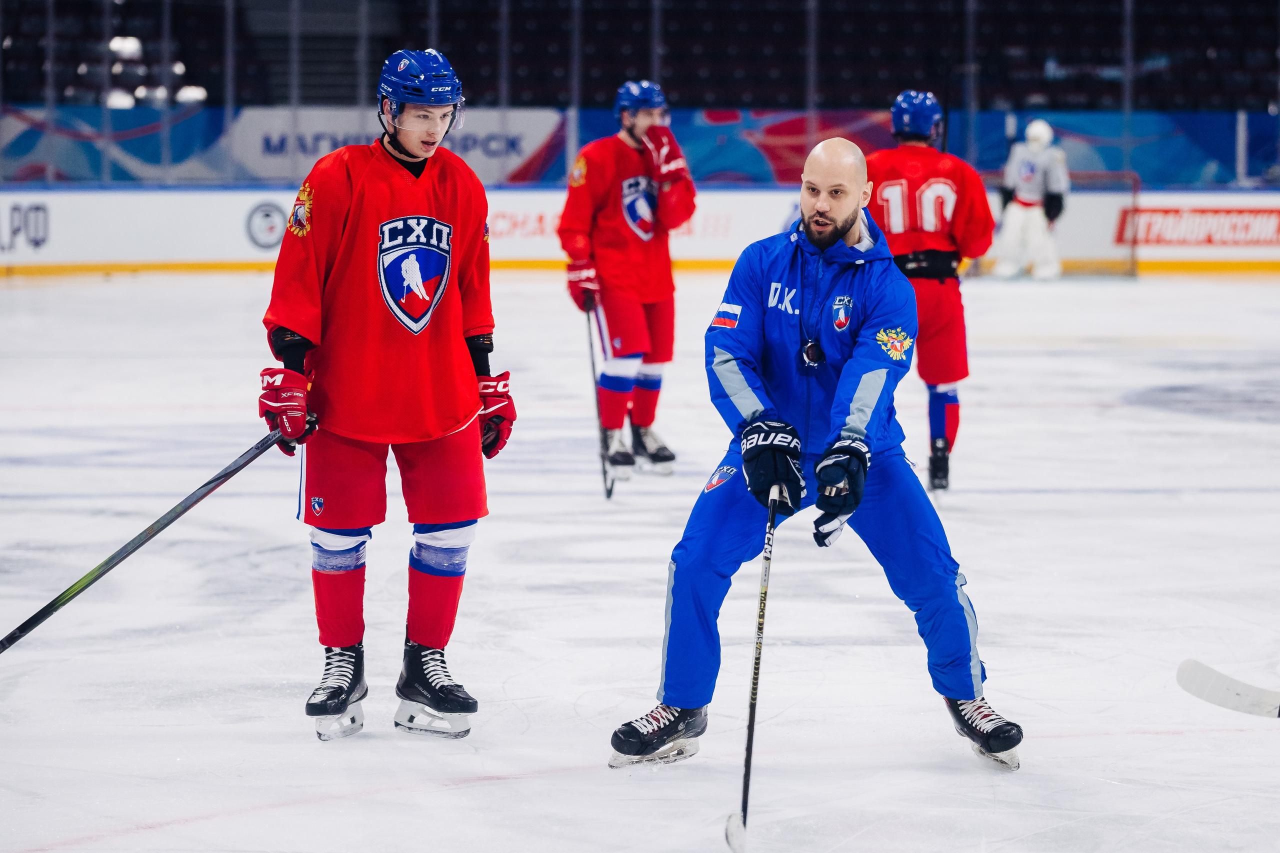 Тренировка сборной СХЛ // 14.02.25. Денис Прохоров Фотограф в г. Магнитогорск