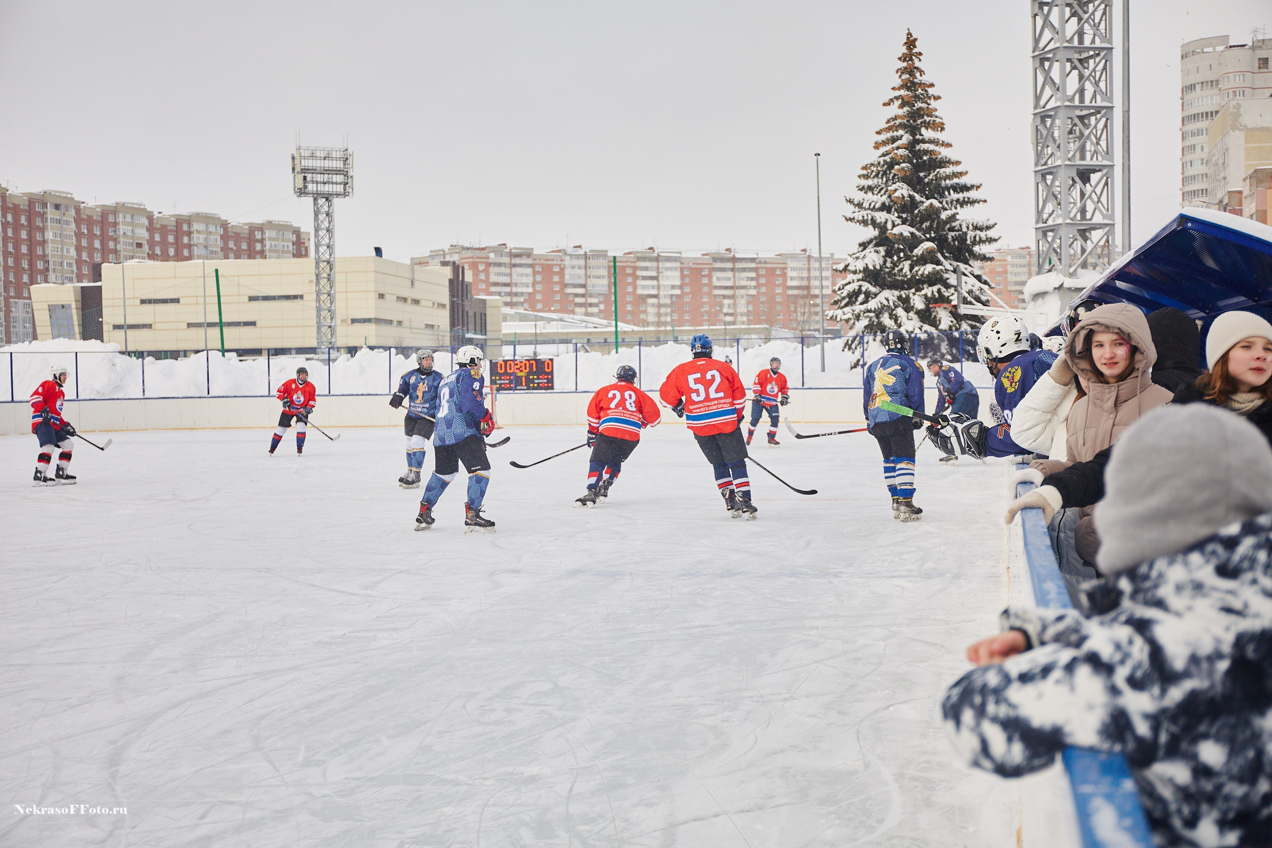Турнир по хоккею «Русская классика» в рамках Офицерской хоккейной лиги. Спортивный фотограф Некрасов Денис