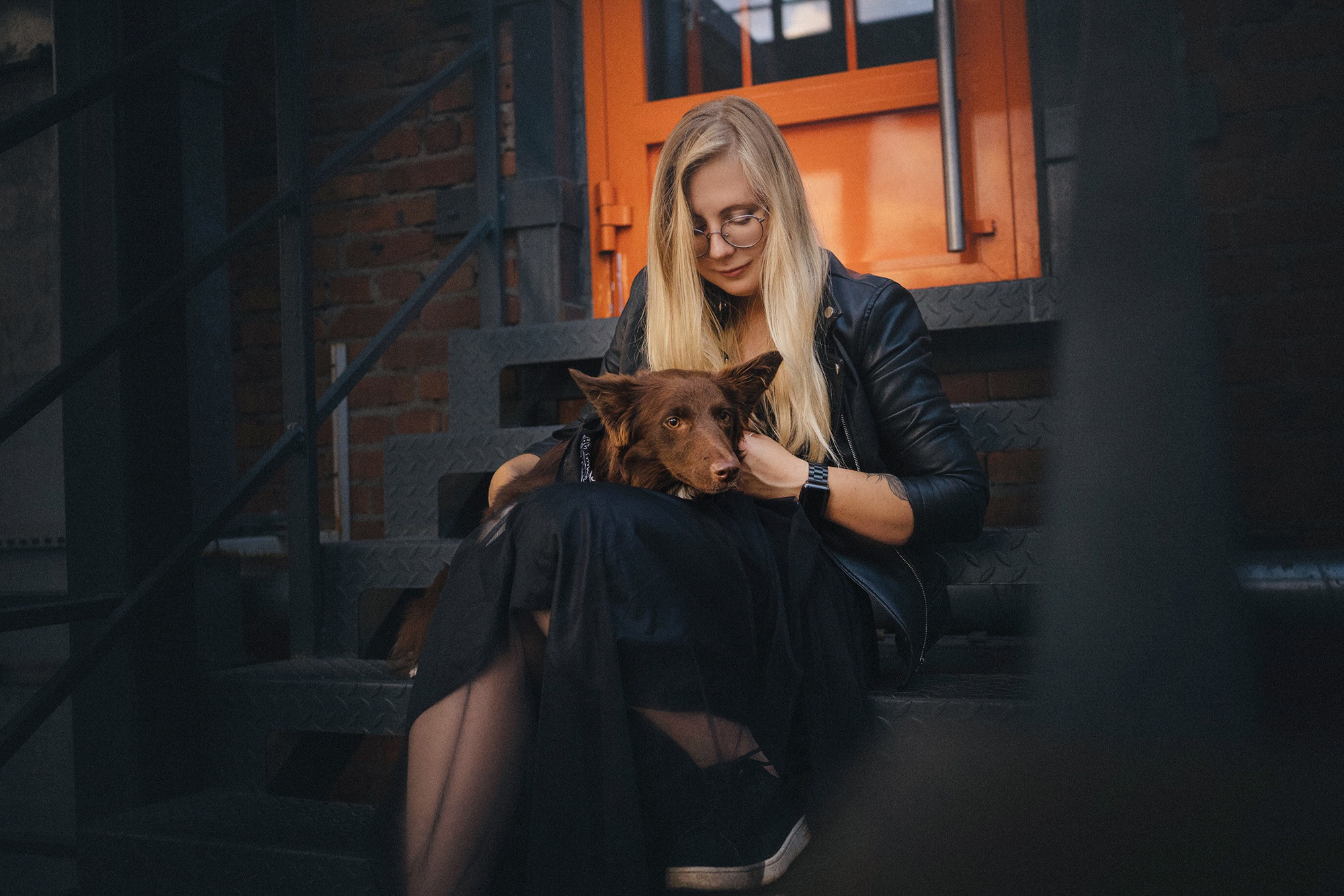 Аня и Брук. Фотограф анималист в Москве и Санкт-Петербурге Свиридова Анна