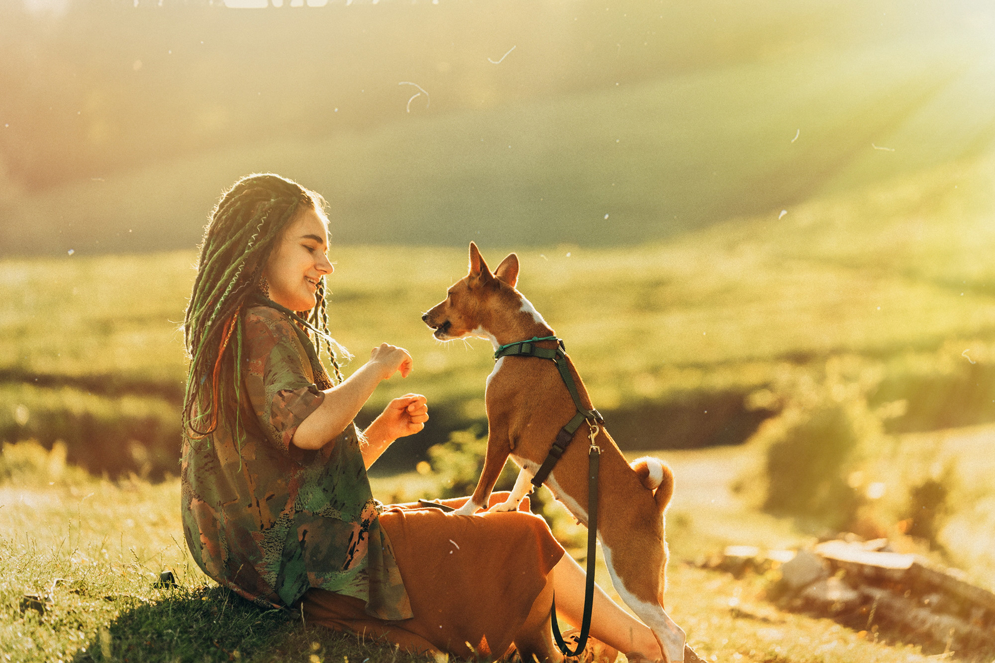 Арина и Рики. Фотограф анималист в Москве и Санкт-Петербурге Свиридова Анна