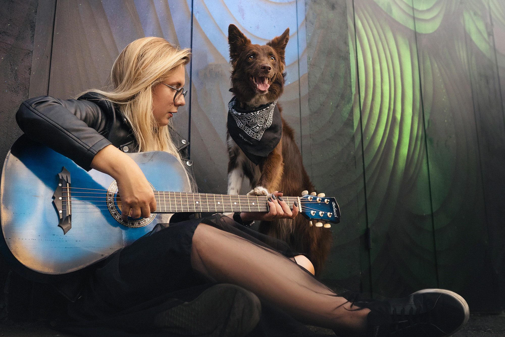 Аня и Брук. Фотограф анималист в Москве и Санкт-Петербурге Свиридова Анна
