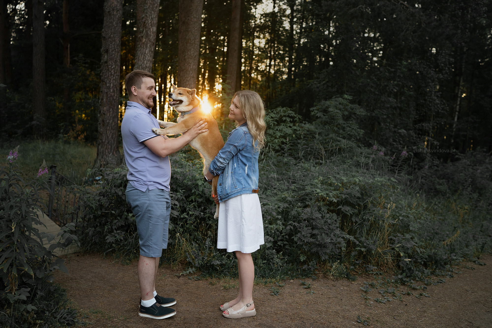 Даша, Сергей и Френки. Фотограф анималист в Москве и Санкт-Петербурге Свиридова Анна