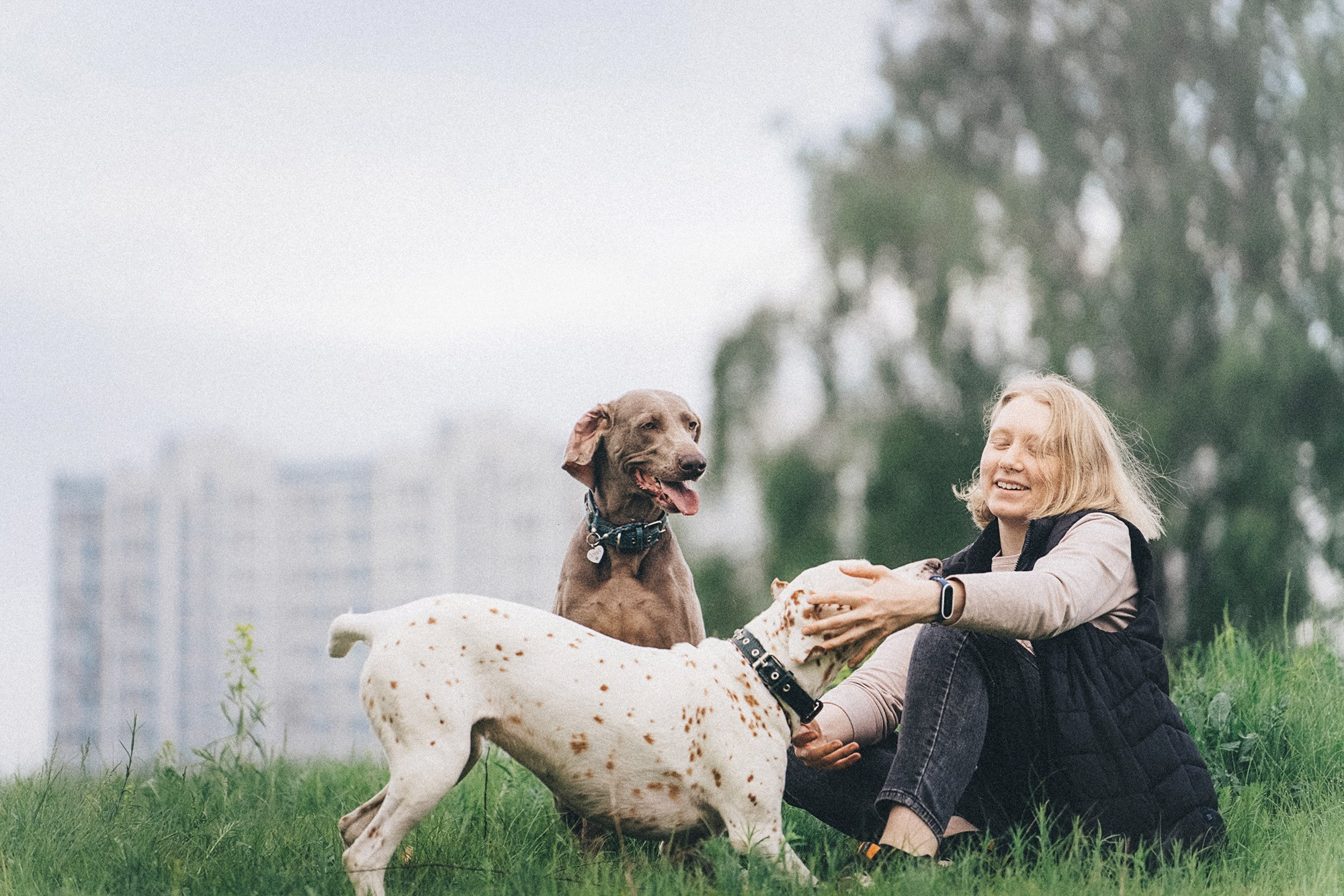 Полина, Борис, Луна и Эль. Фотограф анималист в Москве и Санкт-Петербурге Свиридова Анна