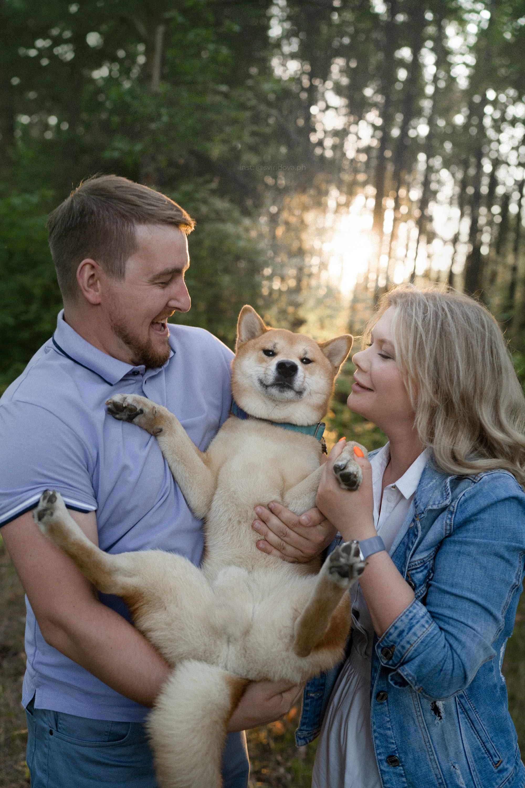 Даша, Сергей и Френки. Фотограф анималист в Москве и Санкт-Петербурге Свиридова Анна