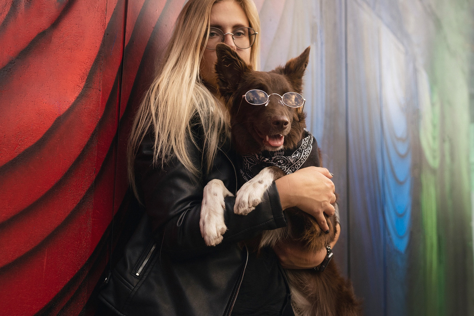 Аня и Брук. Фотограф анималист в Москве и Санкт-Петербурге Свиридова Анна