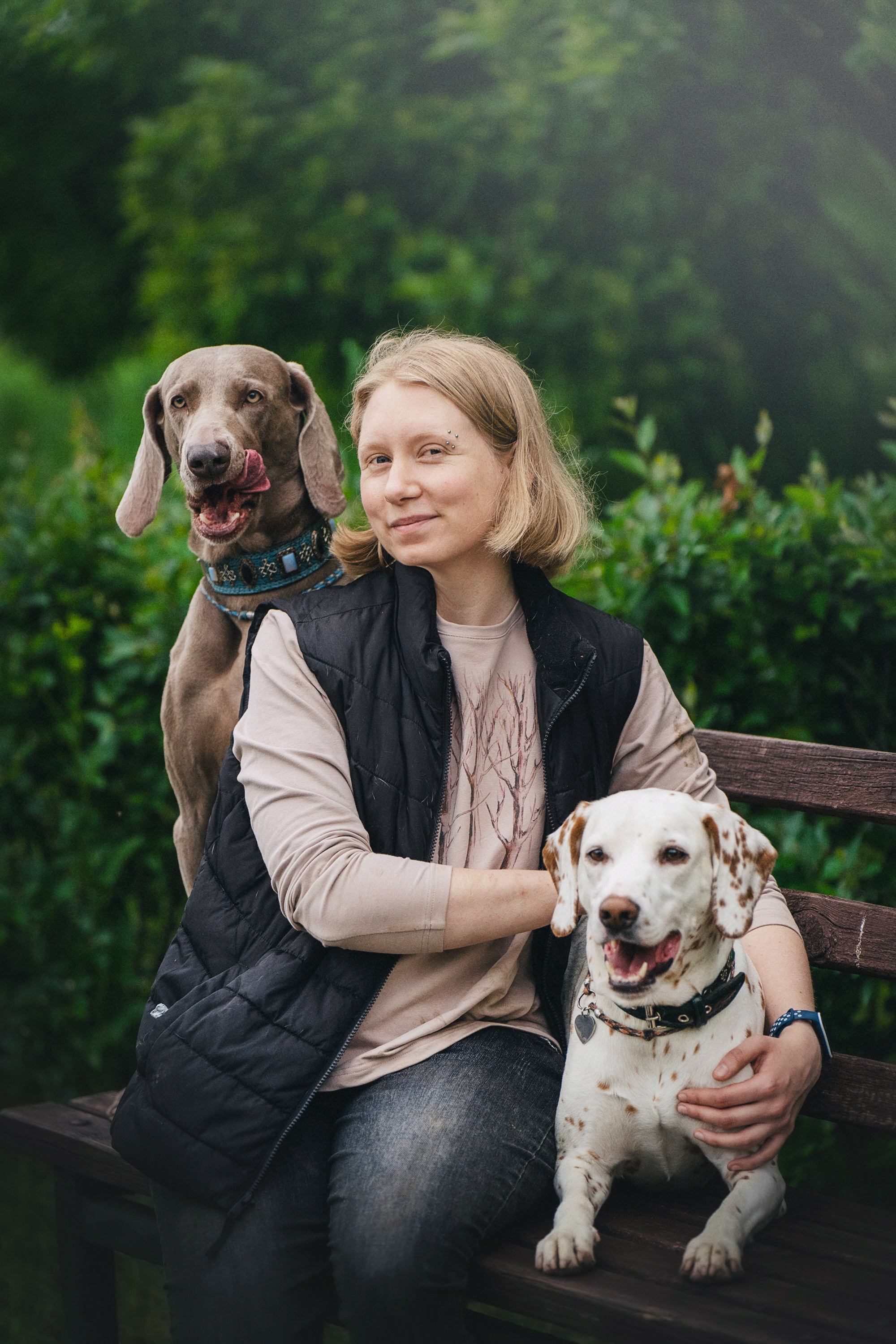 Полина, Борис, Луна и Эль. Фотограф анималист в Москве и Санкт-Петербурге Свиридова Анна