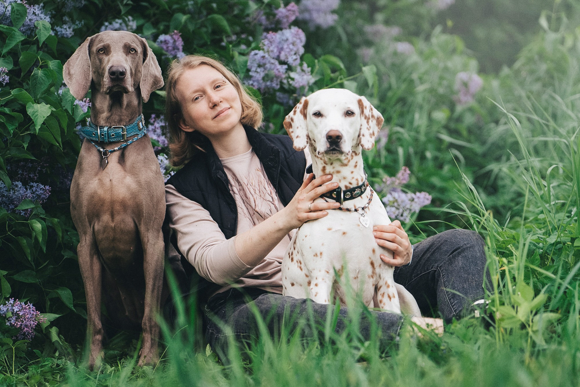 Полина, Борис, Луна и Эль. Фотограф анималист в Москве и Санкт-Петербурге Свиридова Анна