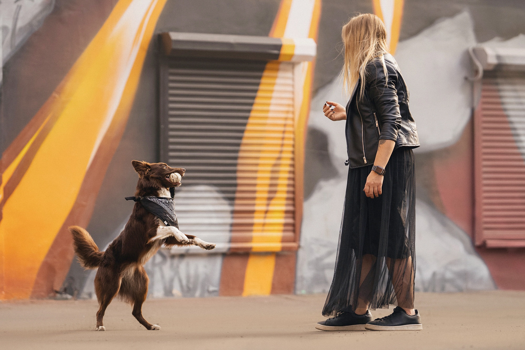 Аня и Брук. Фотограф анималист в Москве и Санкт-Петербурге Свиридова Анна