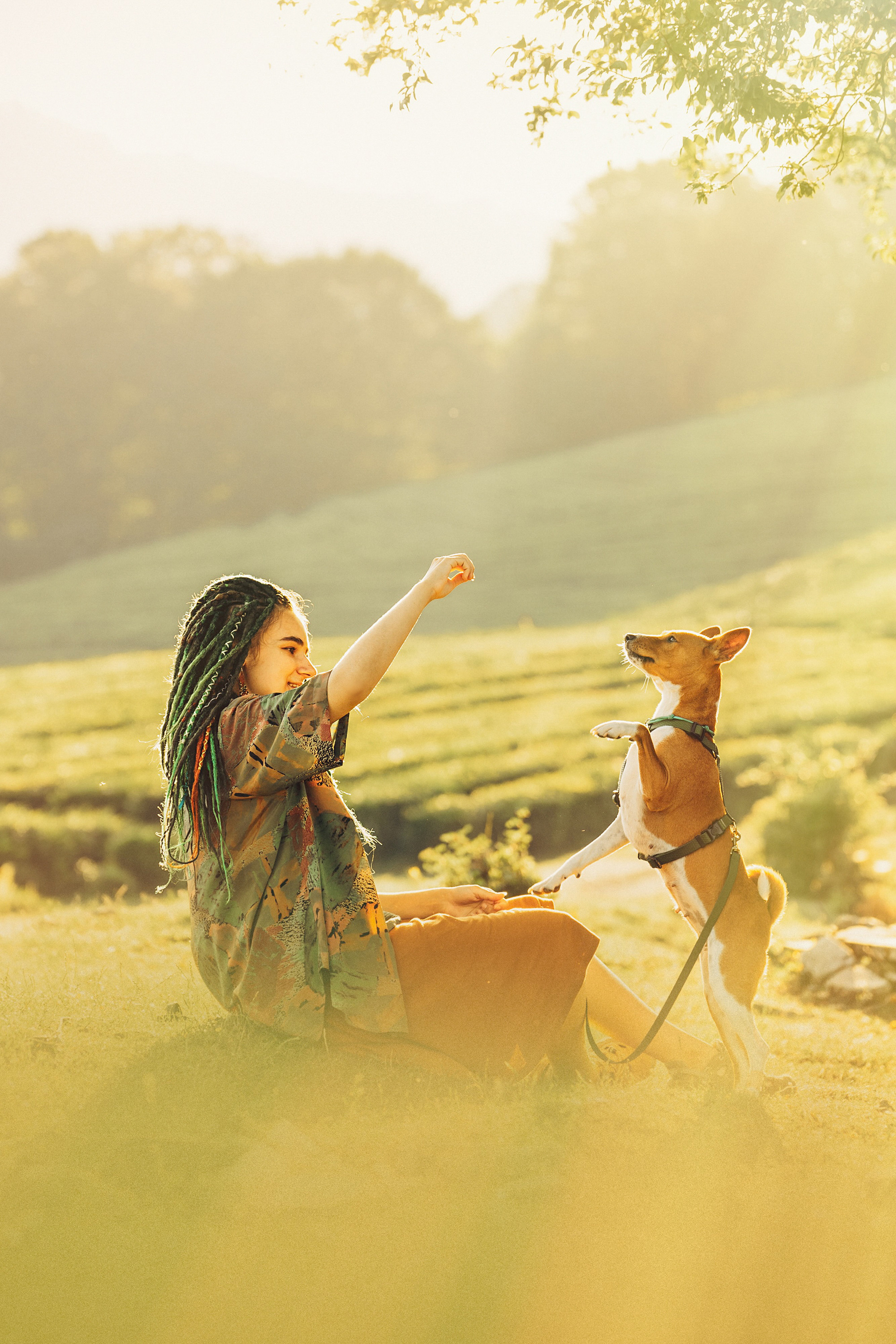 Арина и Рики. Фотограф анималист в Москве и Санкт-Петербурге Свиридова Анна