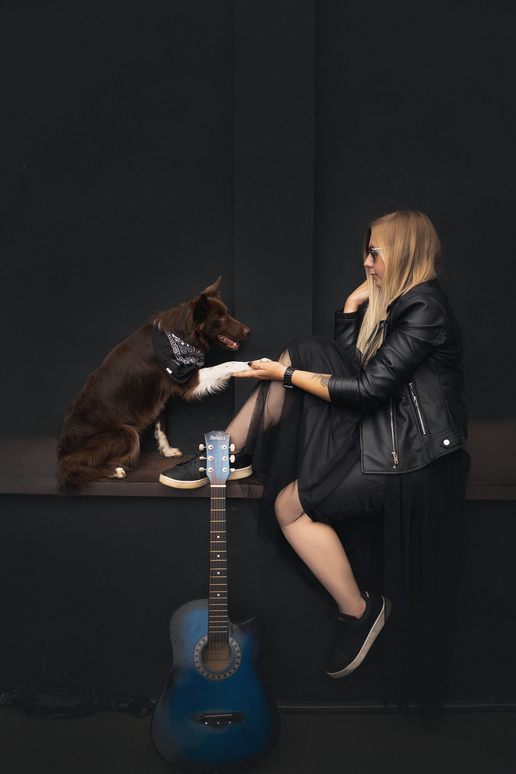 Аня и Брук. Фотограф анималист в Москве и Санкт-Петербурге Свиридова Анна