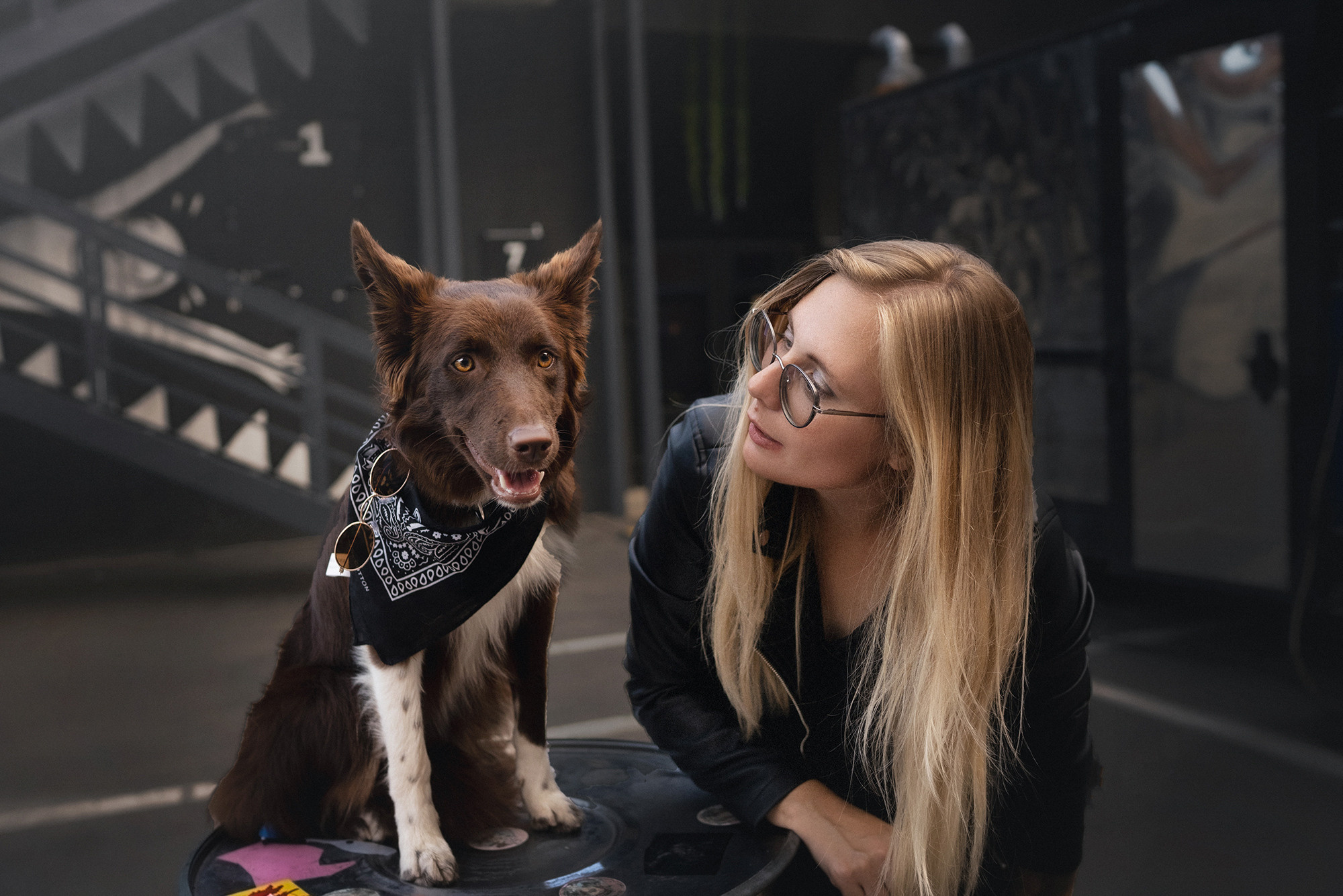 Аня и Брук. Фотограф анималист в Москве и Санкт-Петербурге Свиридова Анна