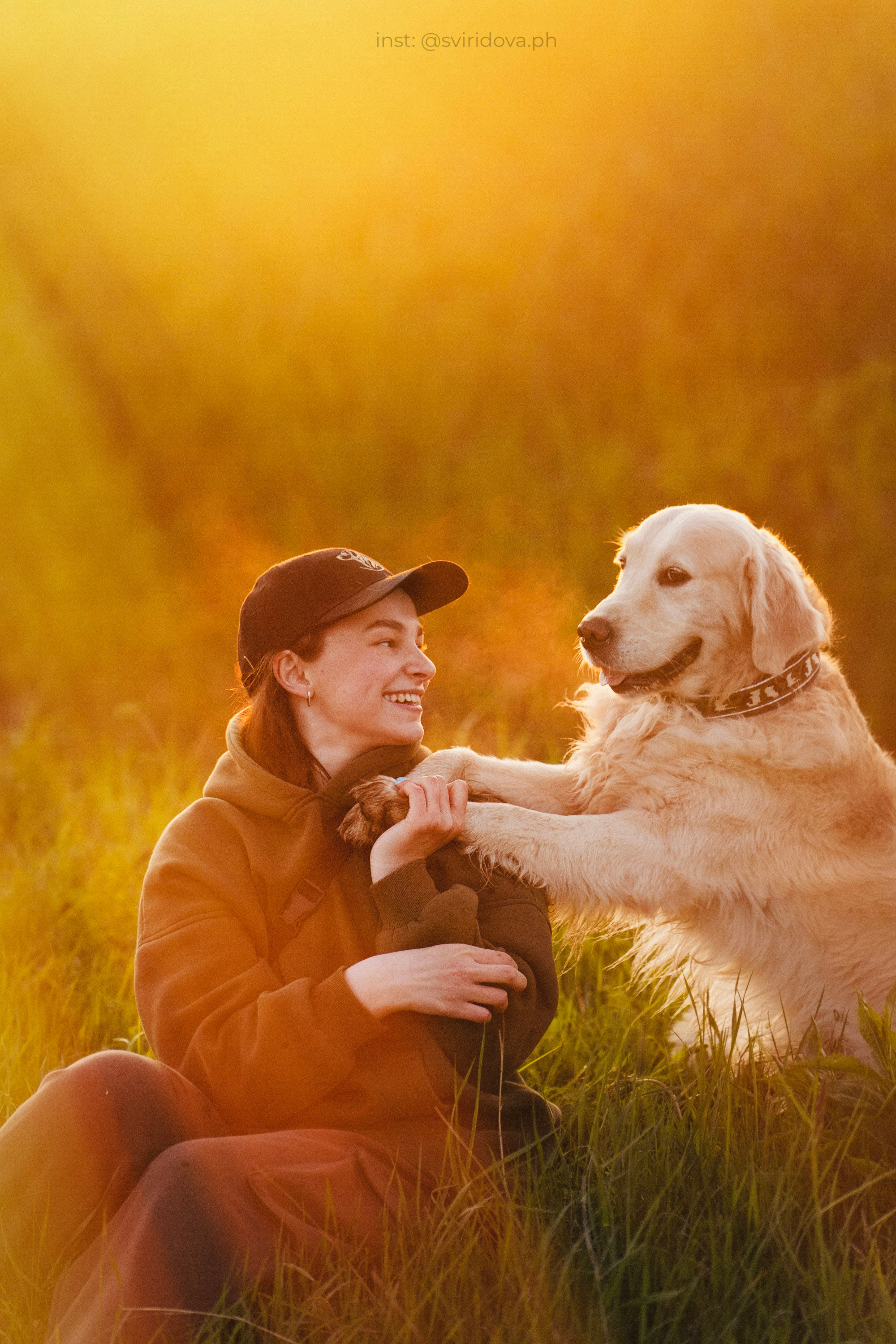 Настя и Арчи. Фотограф анималист в Москве и Санкт-Петербурге Свиридова Анна