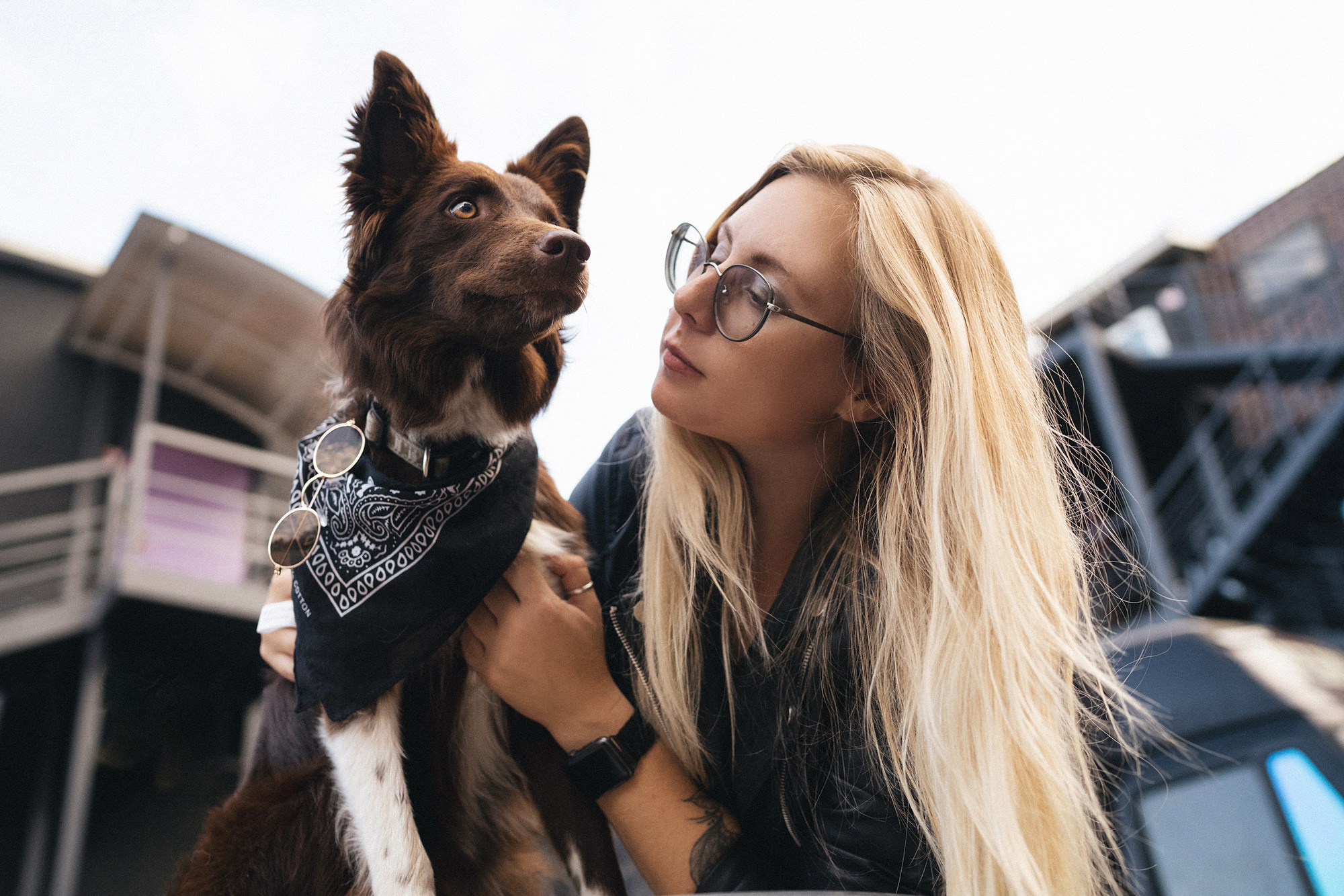 Аня и Брук. Фотограф анималист в Москве и Санкт-Петербурге Свиридова Анна