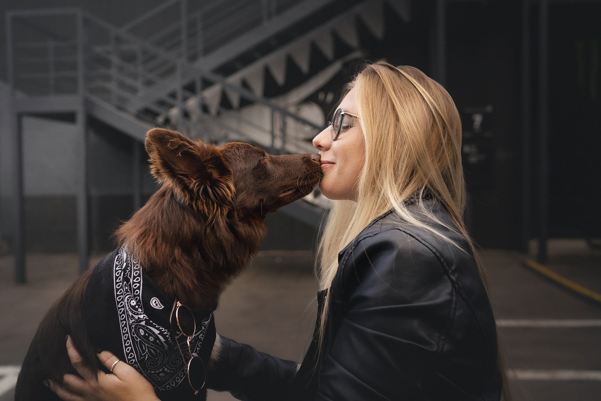 Аня и Брук. Фотограф анималист в Москве и Санкт-Петербурге Свиридова Анна