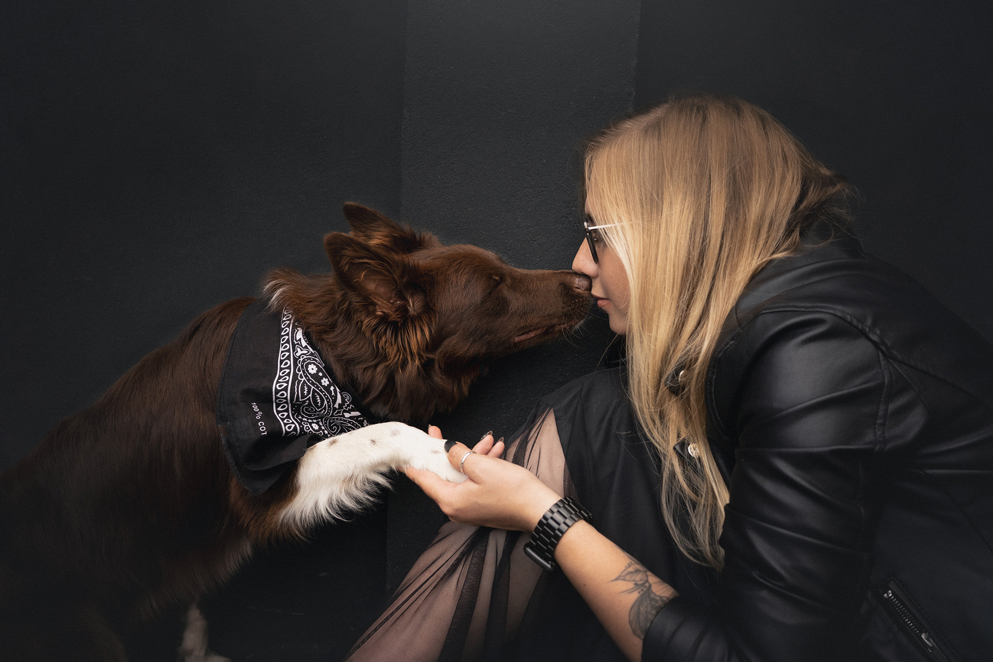 Аня и Брук. Фотограф анималист в Москве и Санкт-Петербурге Свиридова Анна