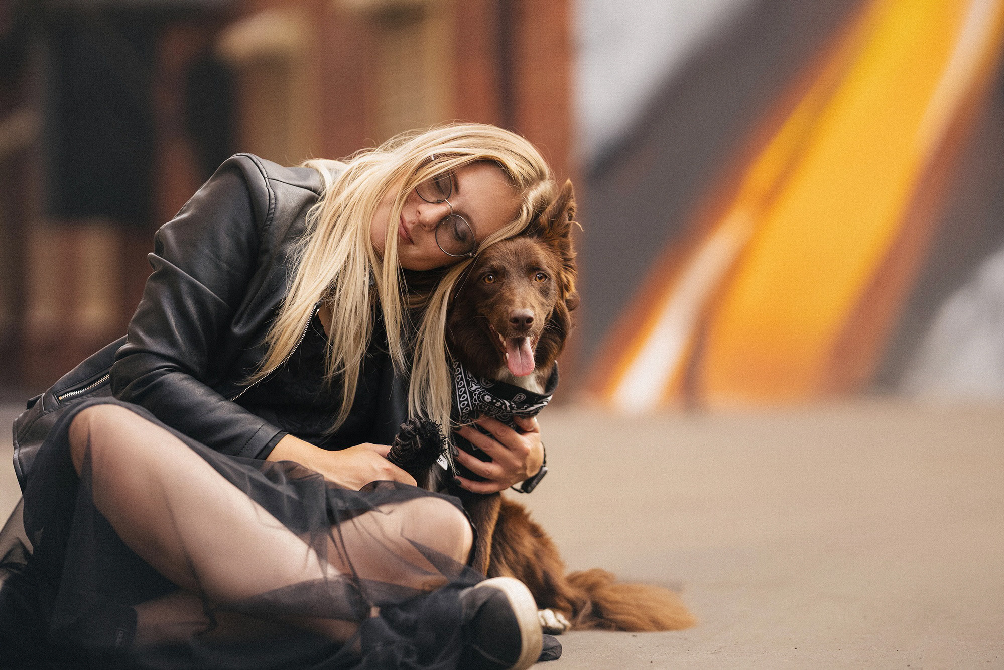 Аня и Брук. Фотограф анималист в Москве и Санкт-Петербурге Свиридова Анна