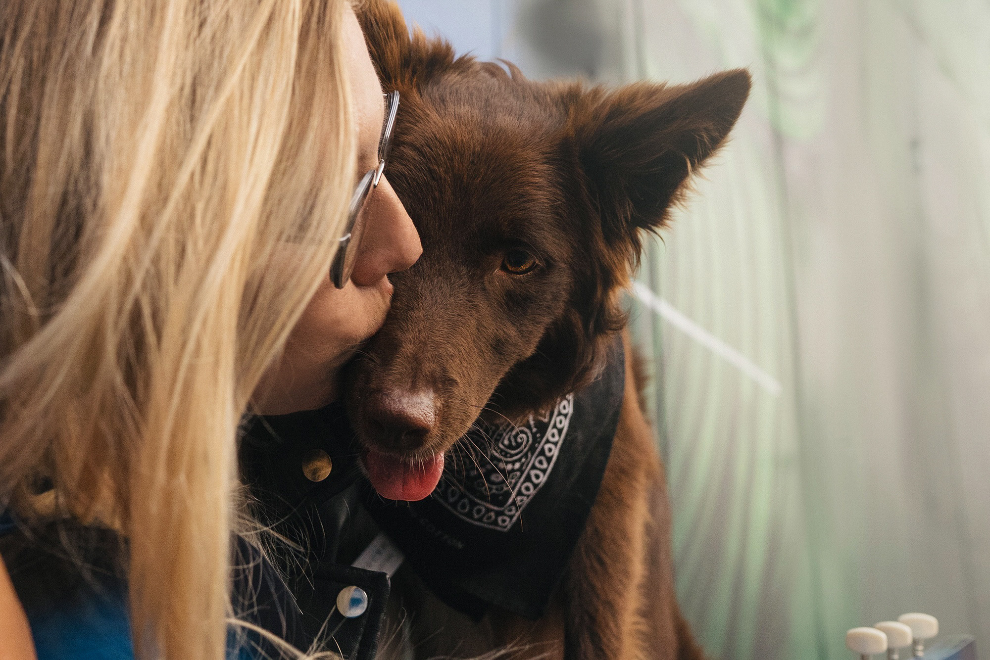 Аня и Брук. Фотограф анималист в Москве и Санкт-Петербурге Свиридова Анна