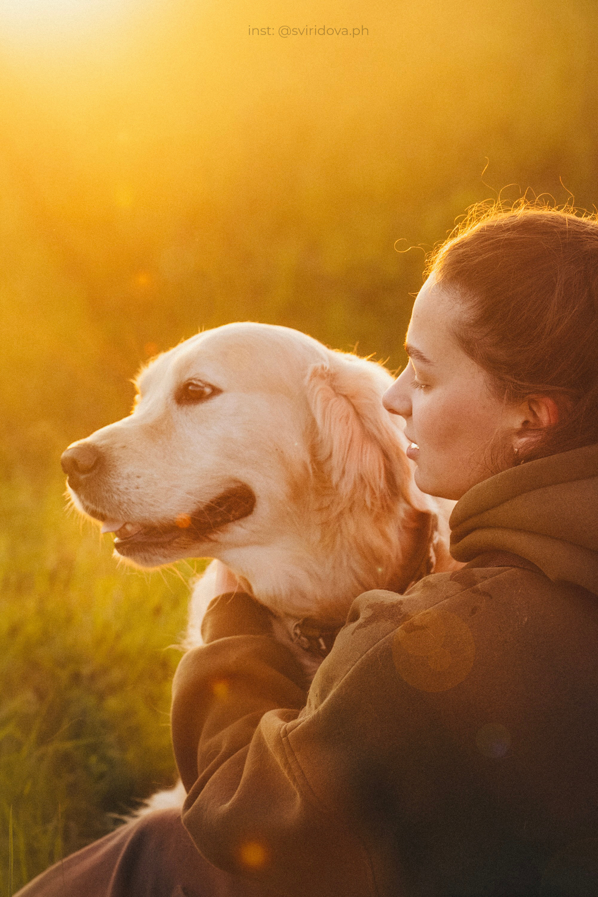 Настя и Арчи. Фотограф анималист в Москве и Санкт-Петербурге Свиридова Анна