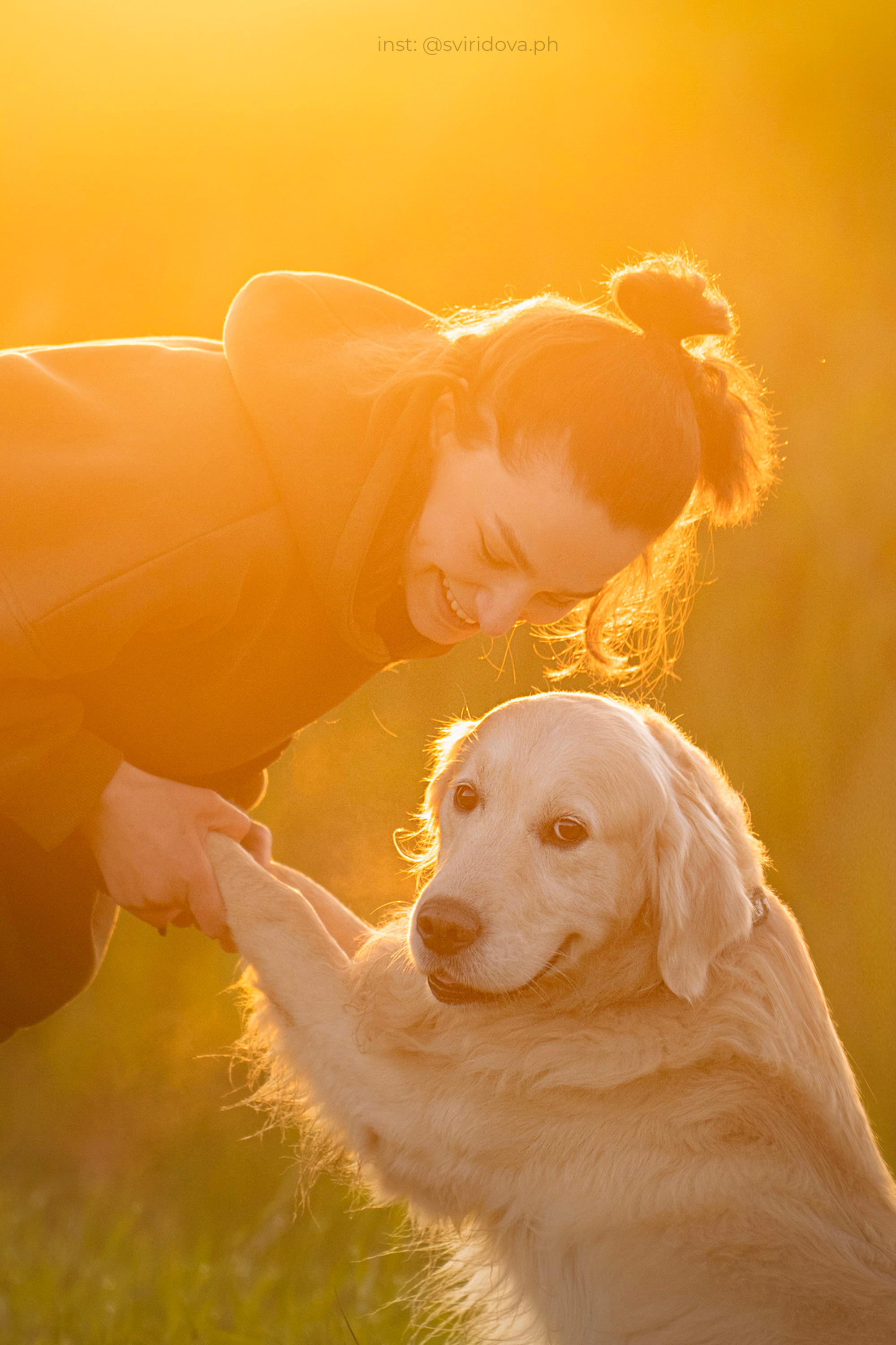 Настя и Арчи. Фотограф анималист в Москве и Санкт-Петербурге Свиридова Анна