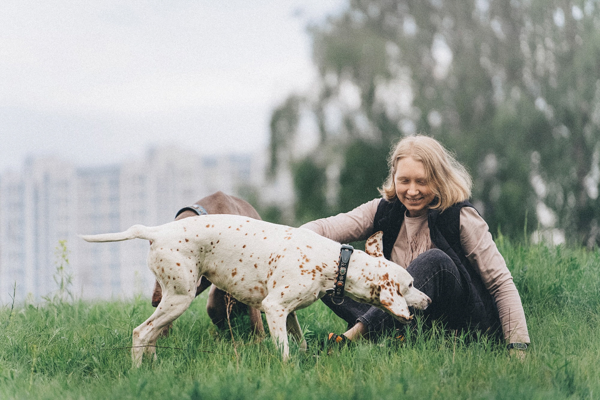 Полина, Борис, Луна и Эль. Фотограф анималист в Москве и Санкт-Петербурге Свиридова Анна