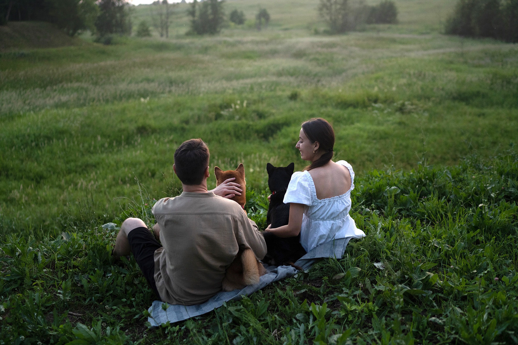 Катя, Вася, Роки и Бэлла. Фотограф анималист в Москве и Санкт-Петербурге Свиридова Анна